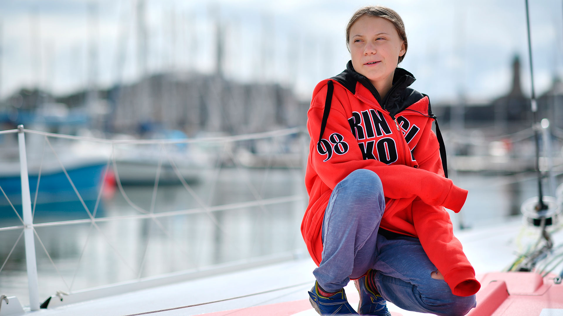 Greta Thunberg se convirtió en la máxima referente del cambio climático mundial (AFP)