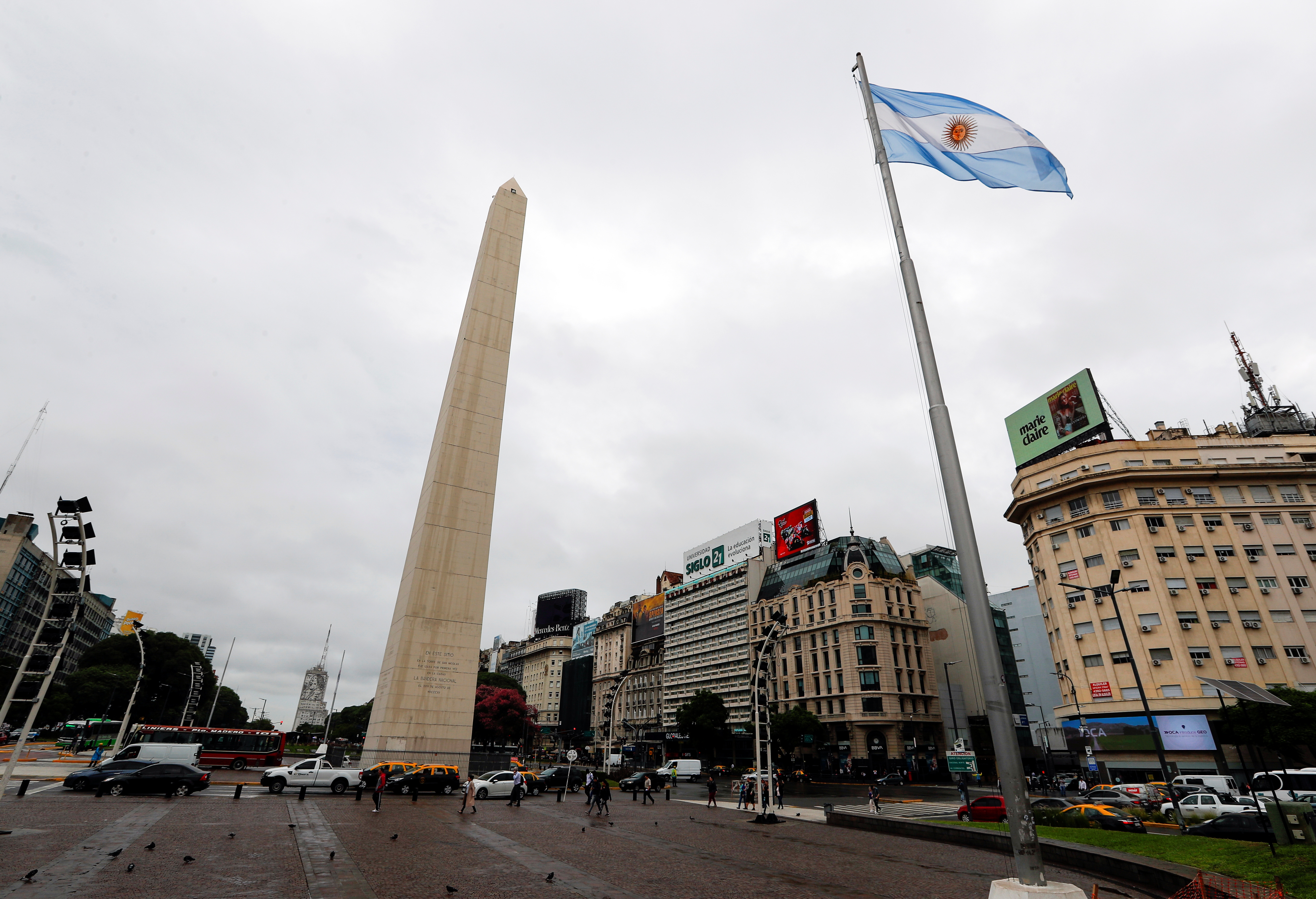 La ciudad de Buenos Aires permaneció casi desierta durante el fin de semana por el incremento de casos de coronavirus - REUTERS/Agustin Marcarian