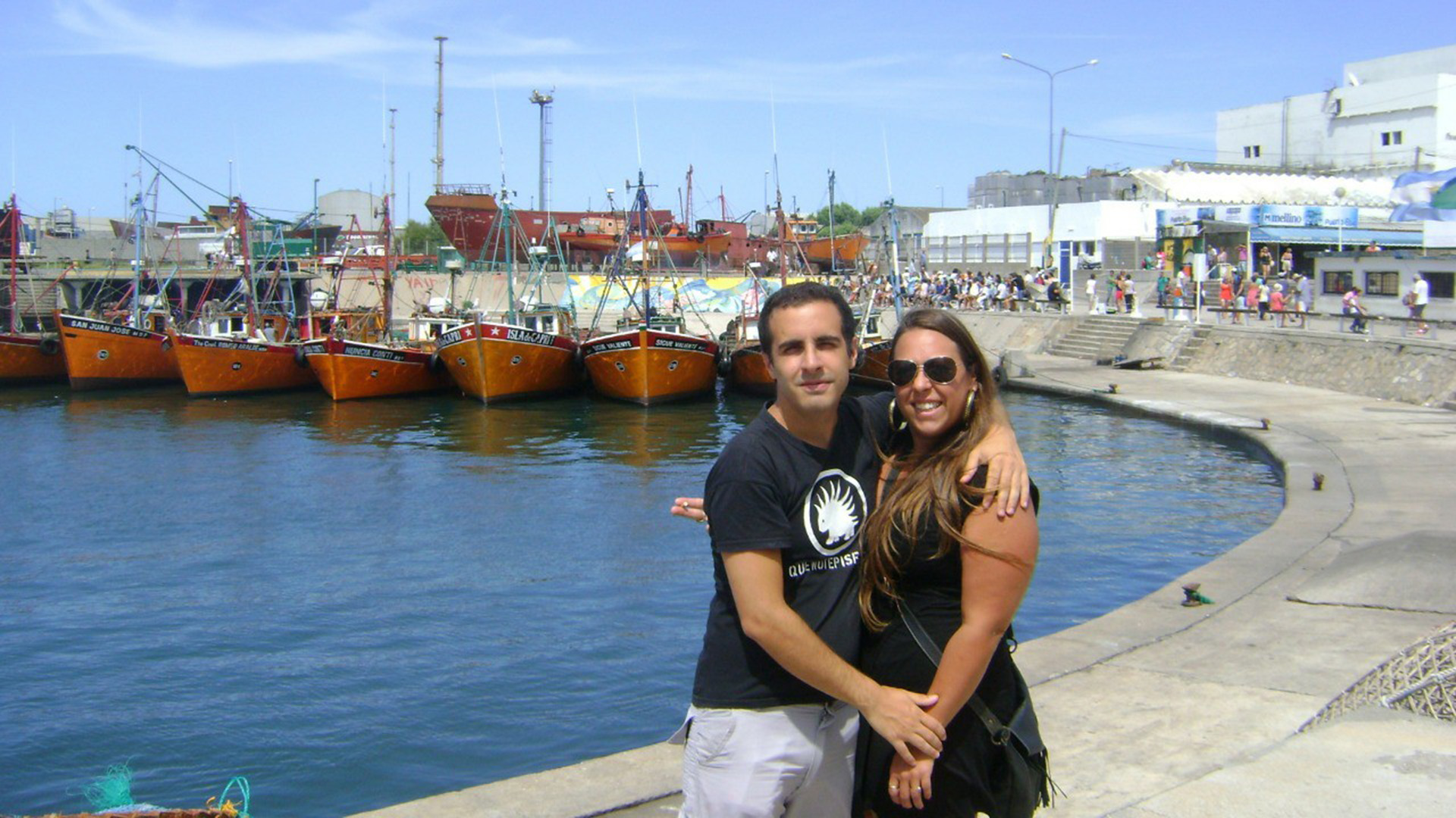 Juan Pablo y Cecilia, en la época en que abrieron la pareja