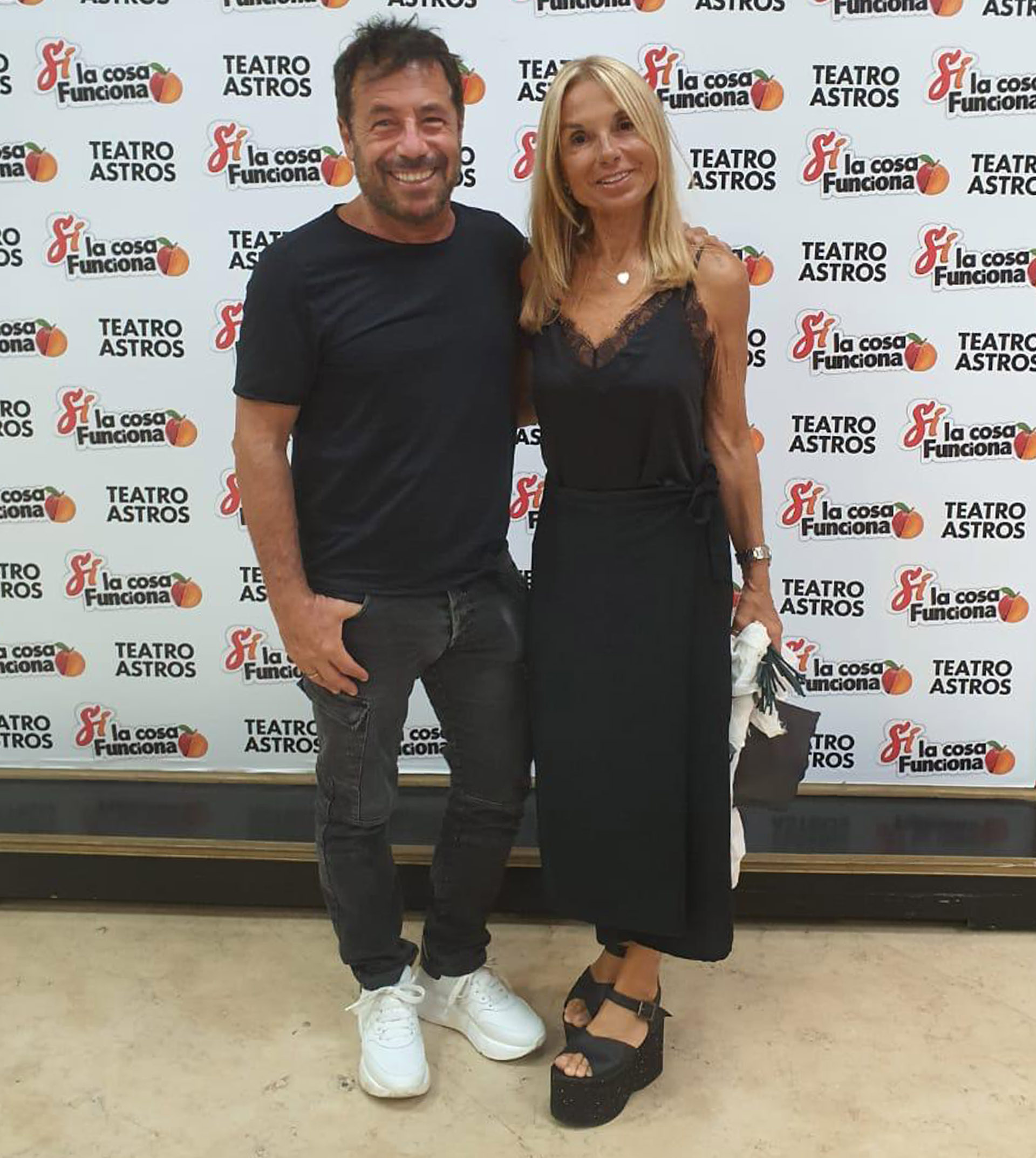 Ricky Sarkany y su esposa Graciela Papini
