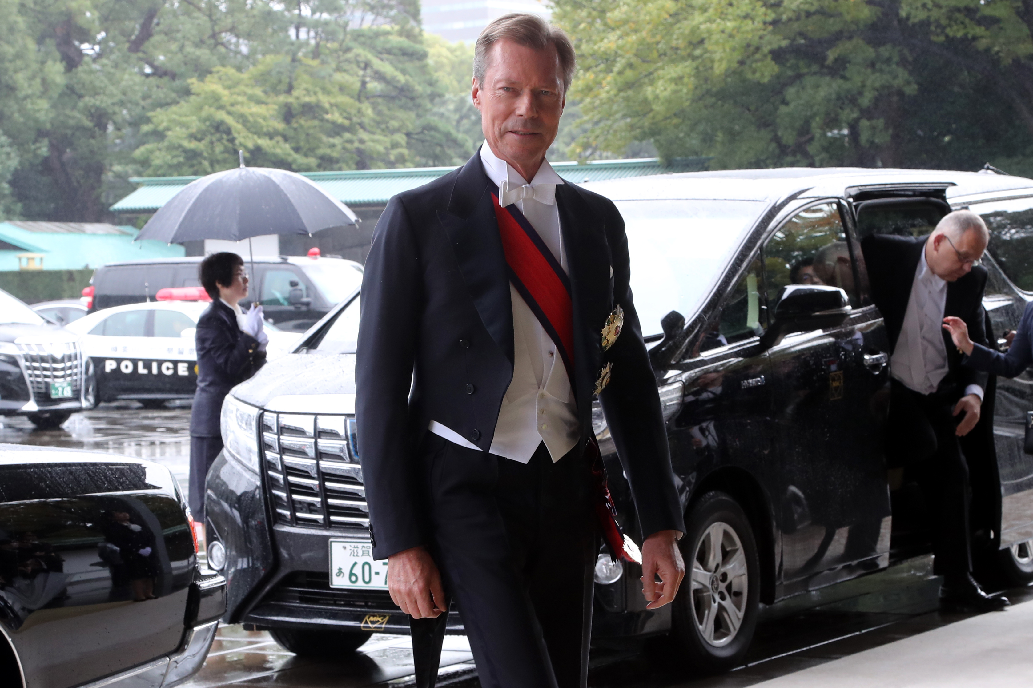 El duque Henri de Luxemburgo llega al Palacio Imperial ( AFP)