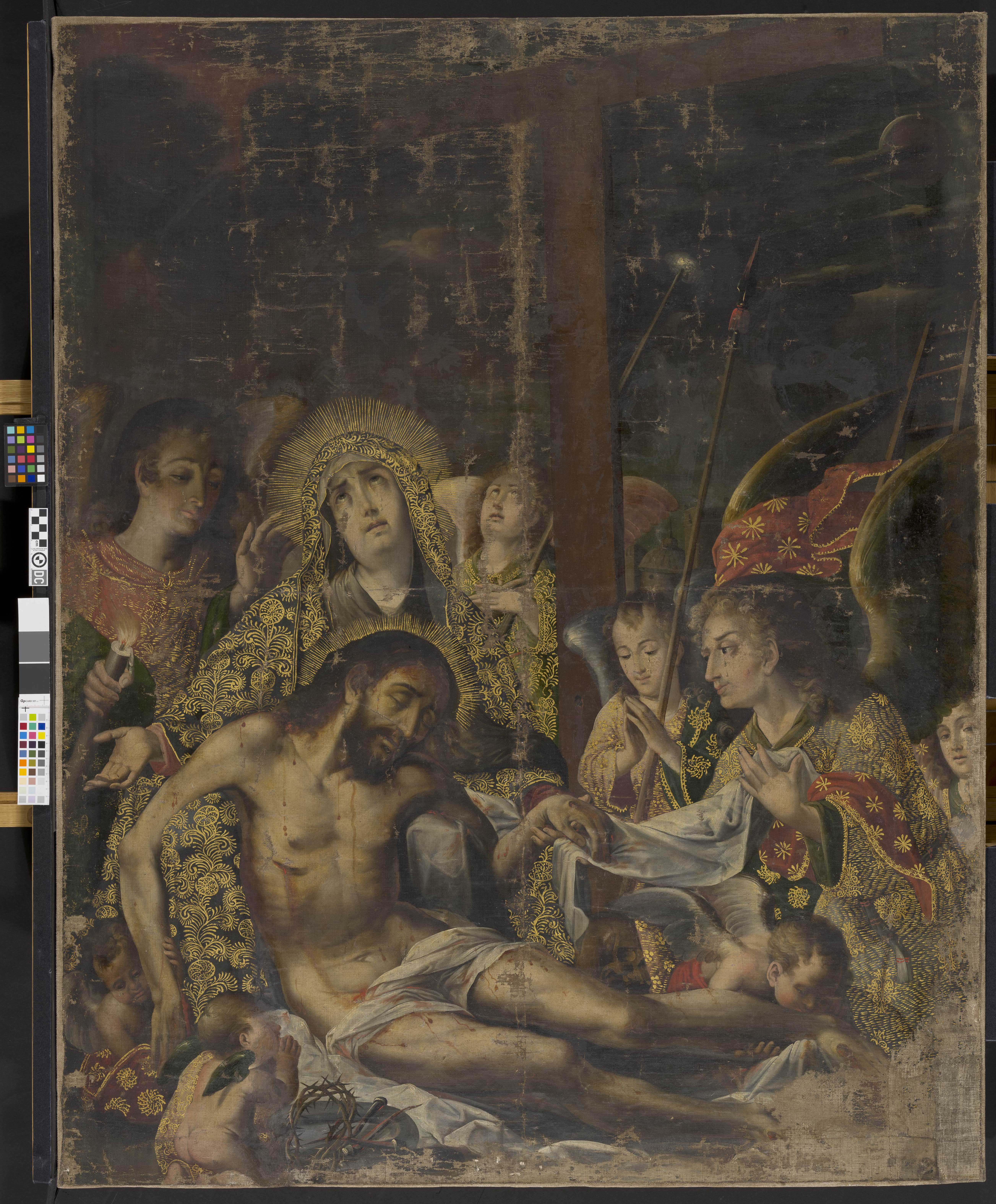"Pieta", del boliviano Melchor Perez Holguín (LACMA)