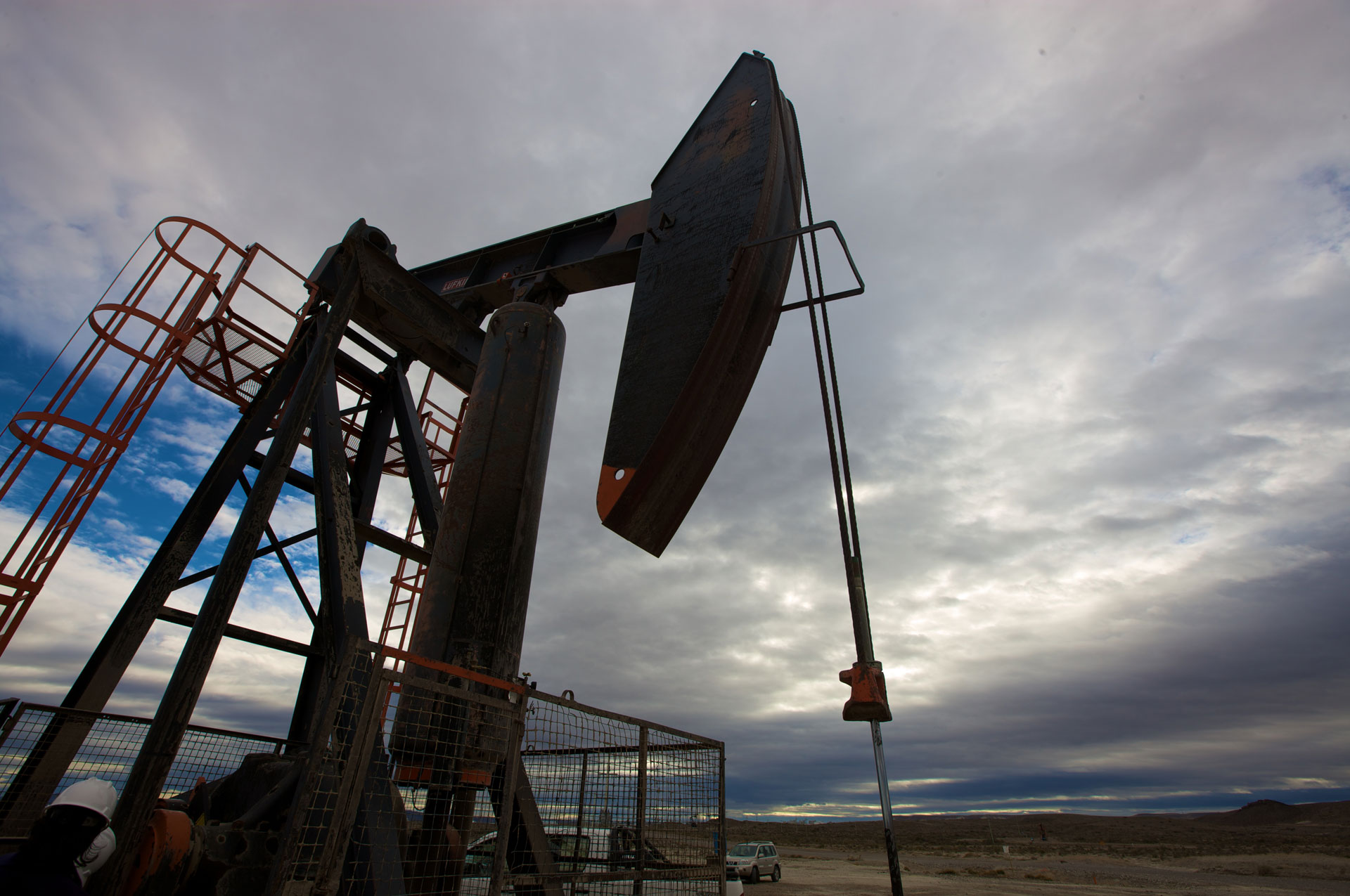 Uno de los pozos petroleros de la empresa en la Patagonia