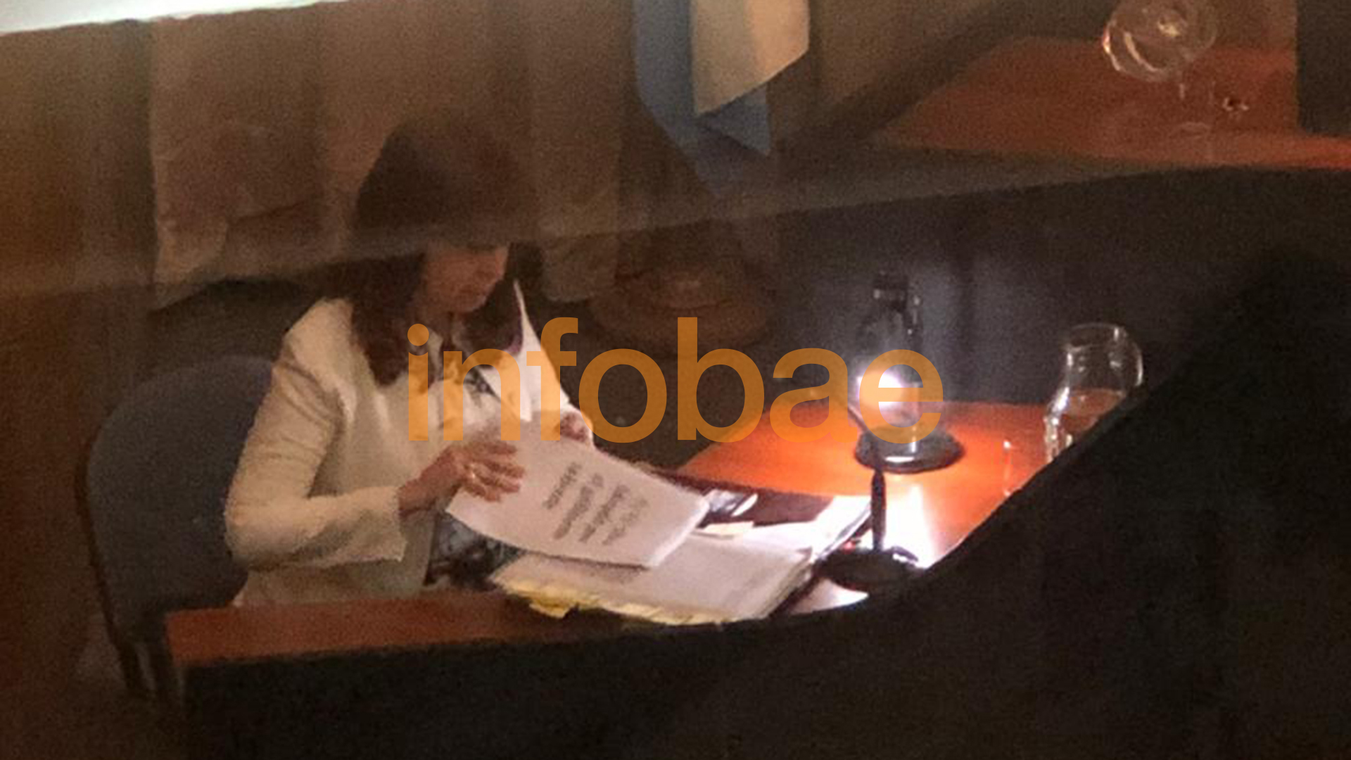 Cristina Kirchner durante su declaración indagatoria