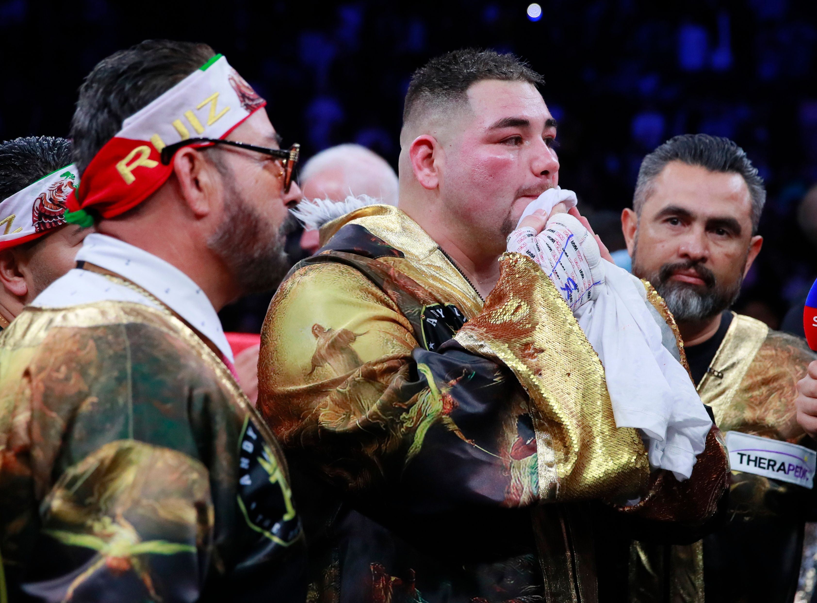 Andy Ruiz Jr le pertenecieron por 178 días los títulos de peso completo (Foto: Reuters)