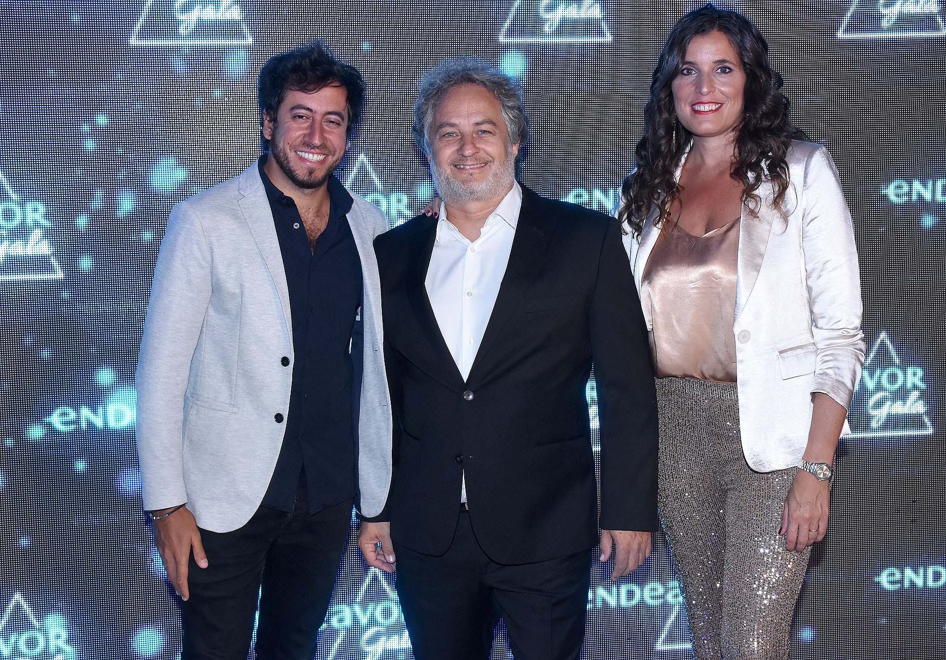 Gastón Parisier, fundador BigBox, Guibert Englebienne, y María Julia Bearzi