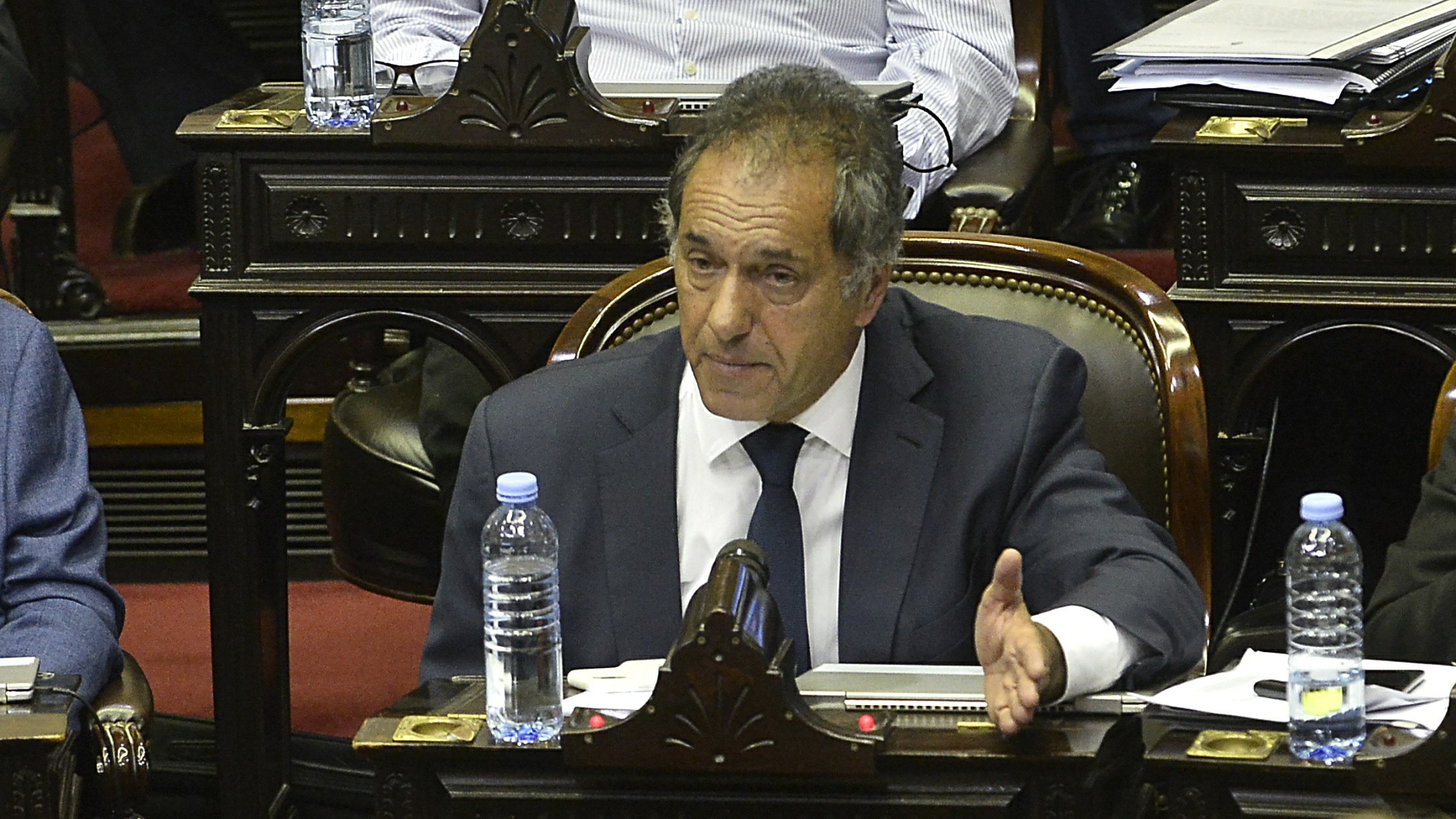 Daniel Scioli, el dirigente que quedó en el ojo de la tormenta en la jornada de este jueves