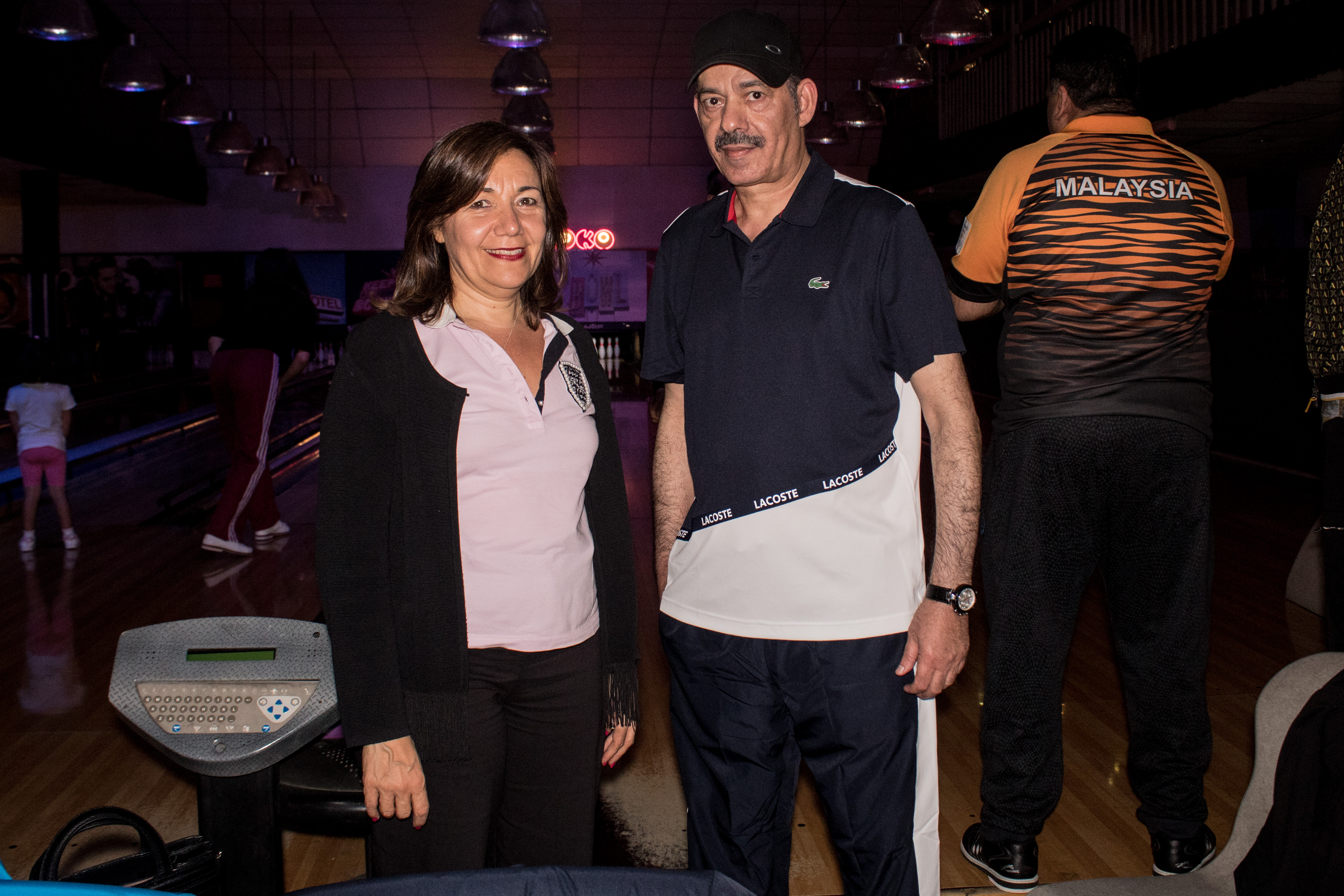 La ex embajadora de la Argentina en Qatar, Rossana Surballe, junto al embajador de Quatar, S.E. Battal M. Al Dosari