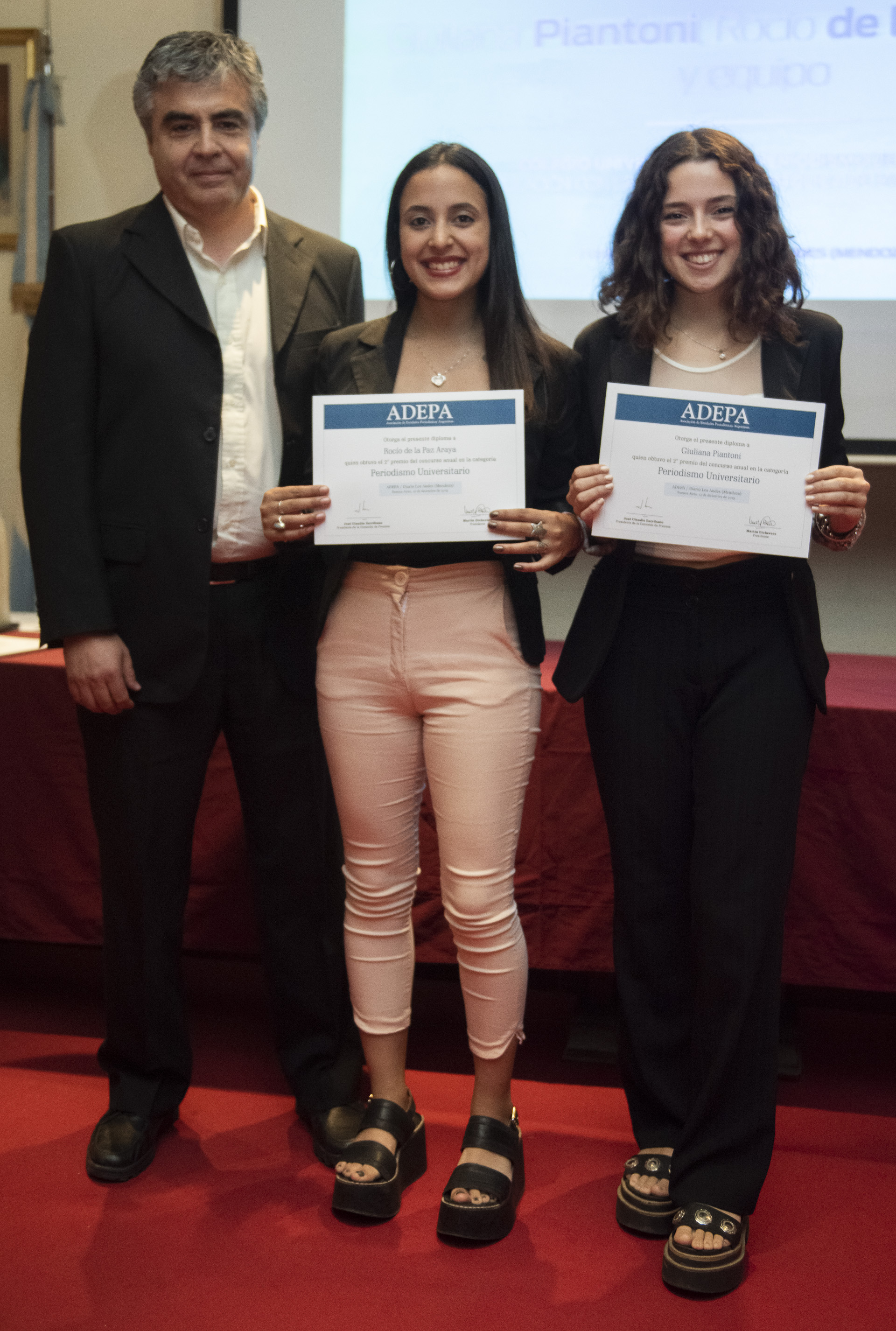 Categoría Periodismo Universitario, el 2º Premio fue para Giuliana Piantoni, Rocío de la Paz Araya y equipo (Colegio Universitario de Periodismo de Córdoba, en articulación con la Universidad Católica de Santiago del Estero)