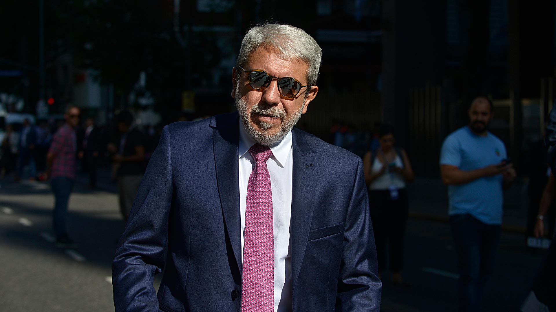 Aníbal Fernández llega al Congreso