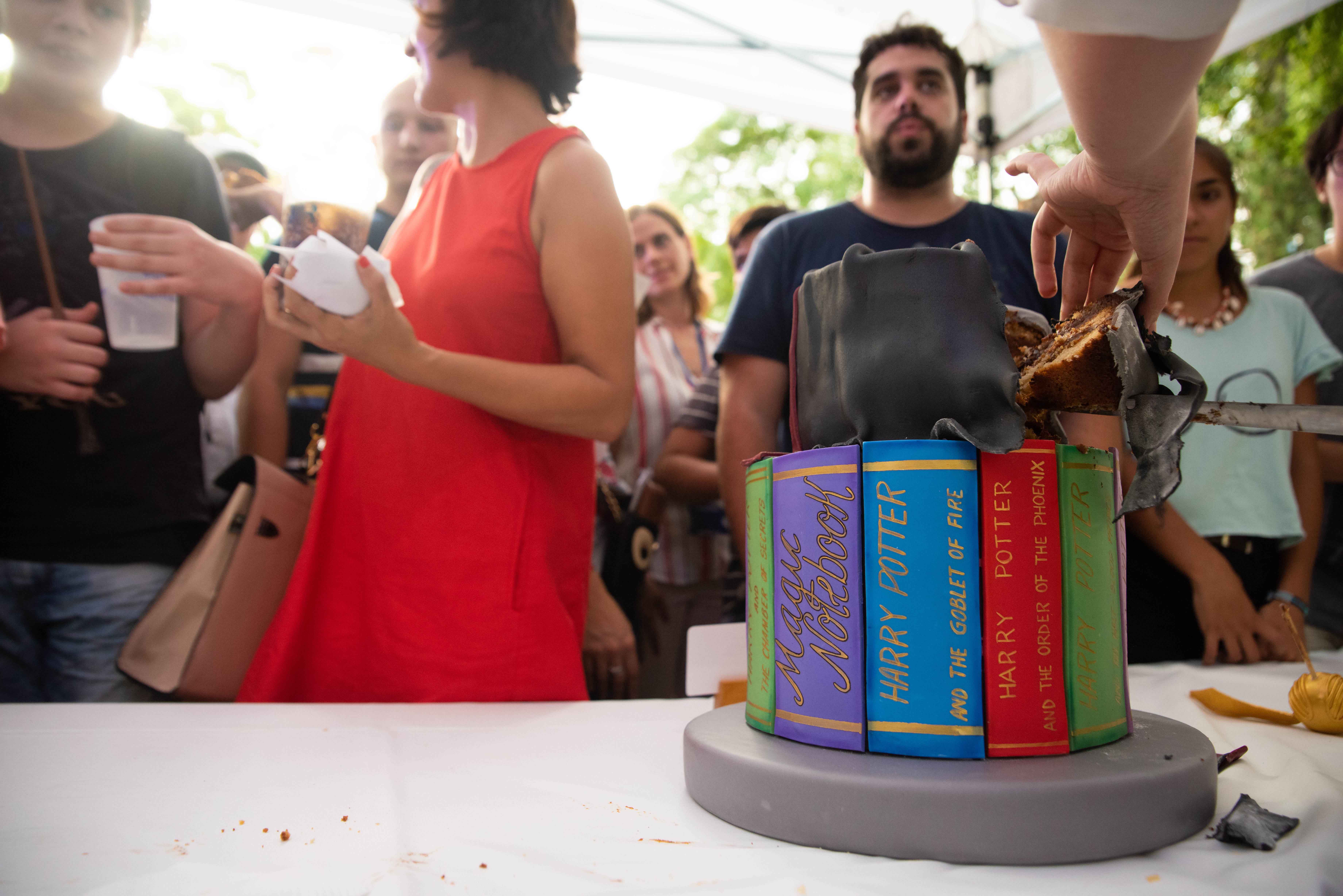 Los presentes pudieron degustar de algunas delicias que tenían como temática varios elementos de Harry Potter