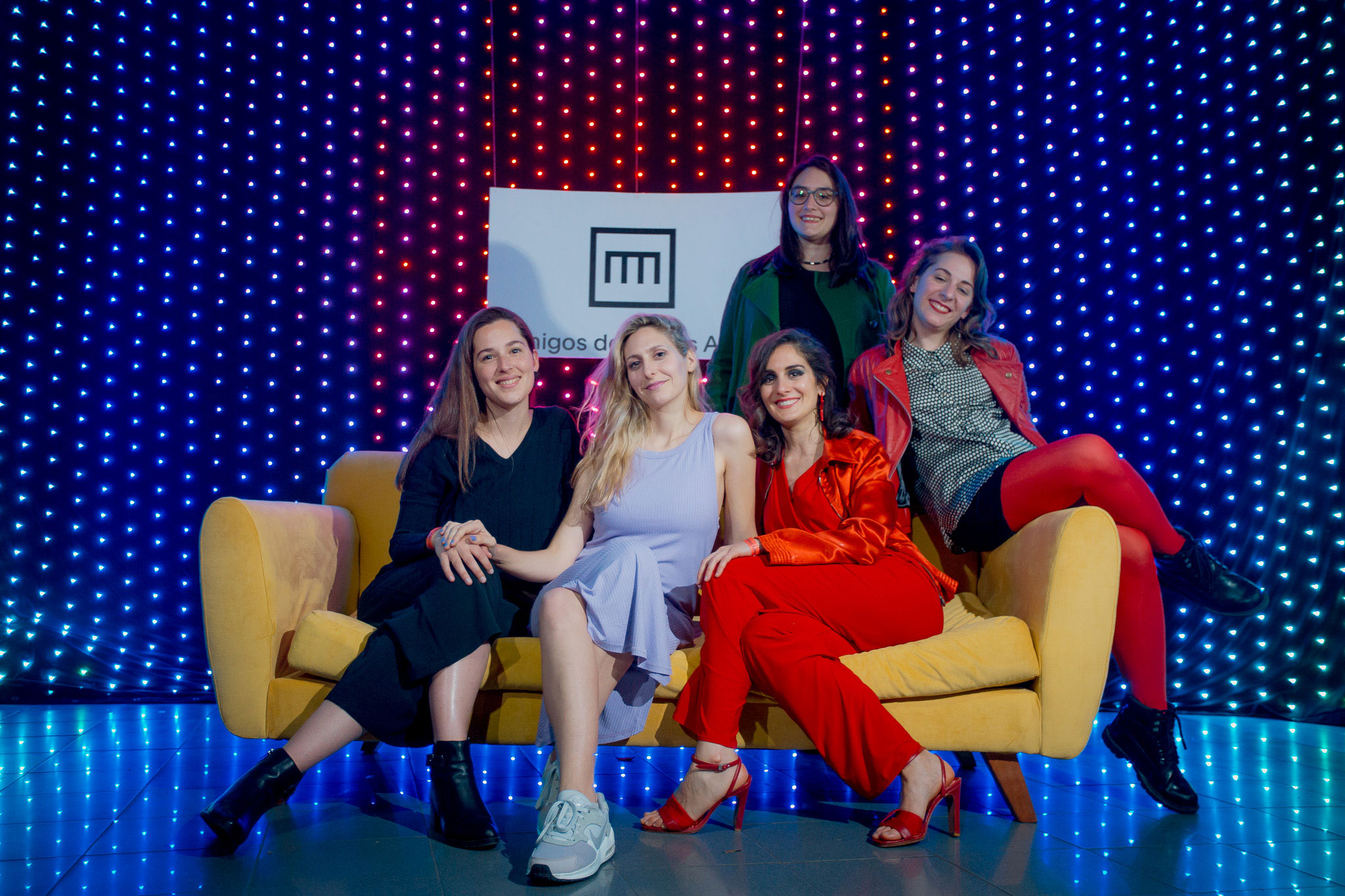 Elene Bruchez, Marlene Binder Meli, Camila De La Cruz, Ailin Staicos y Sofía Pinto