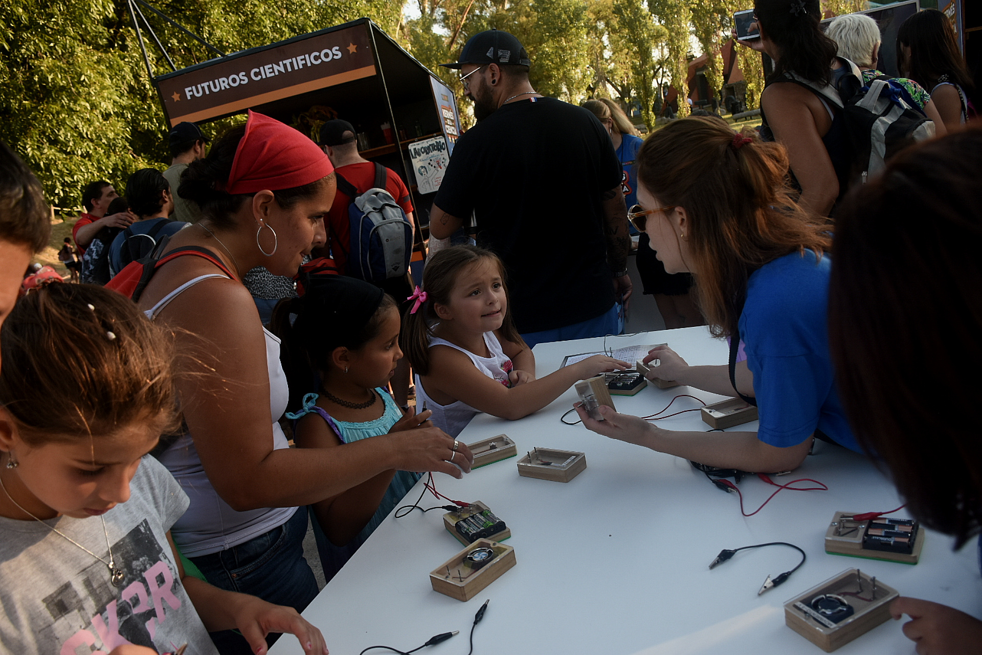 Los niños disfrutaron de las actividades.