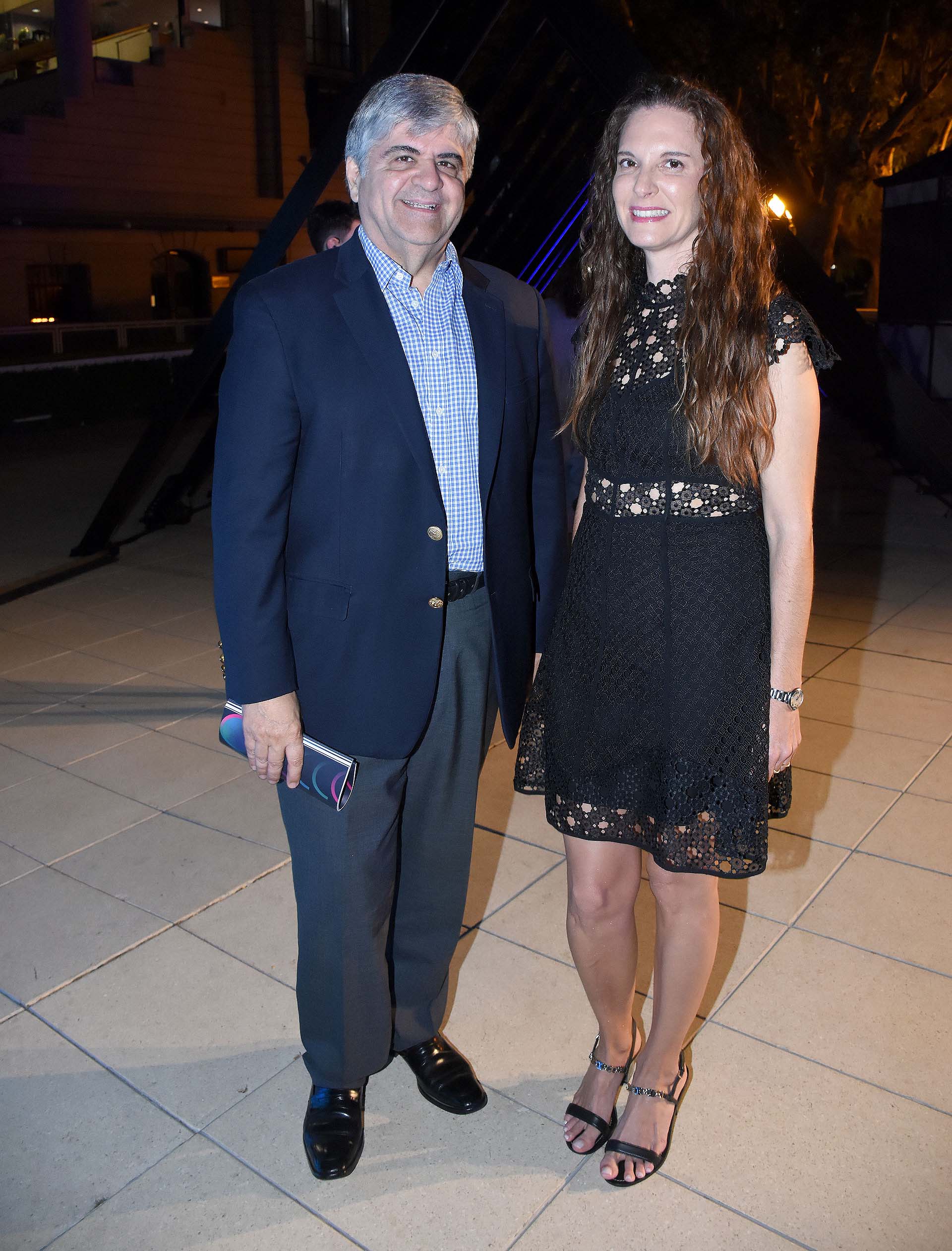Miguel Gutiérrez, presidente de YPF y su mujer