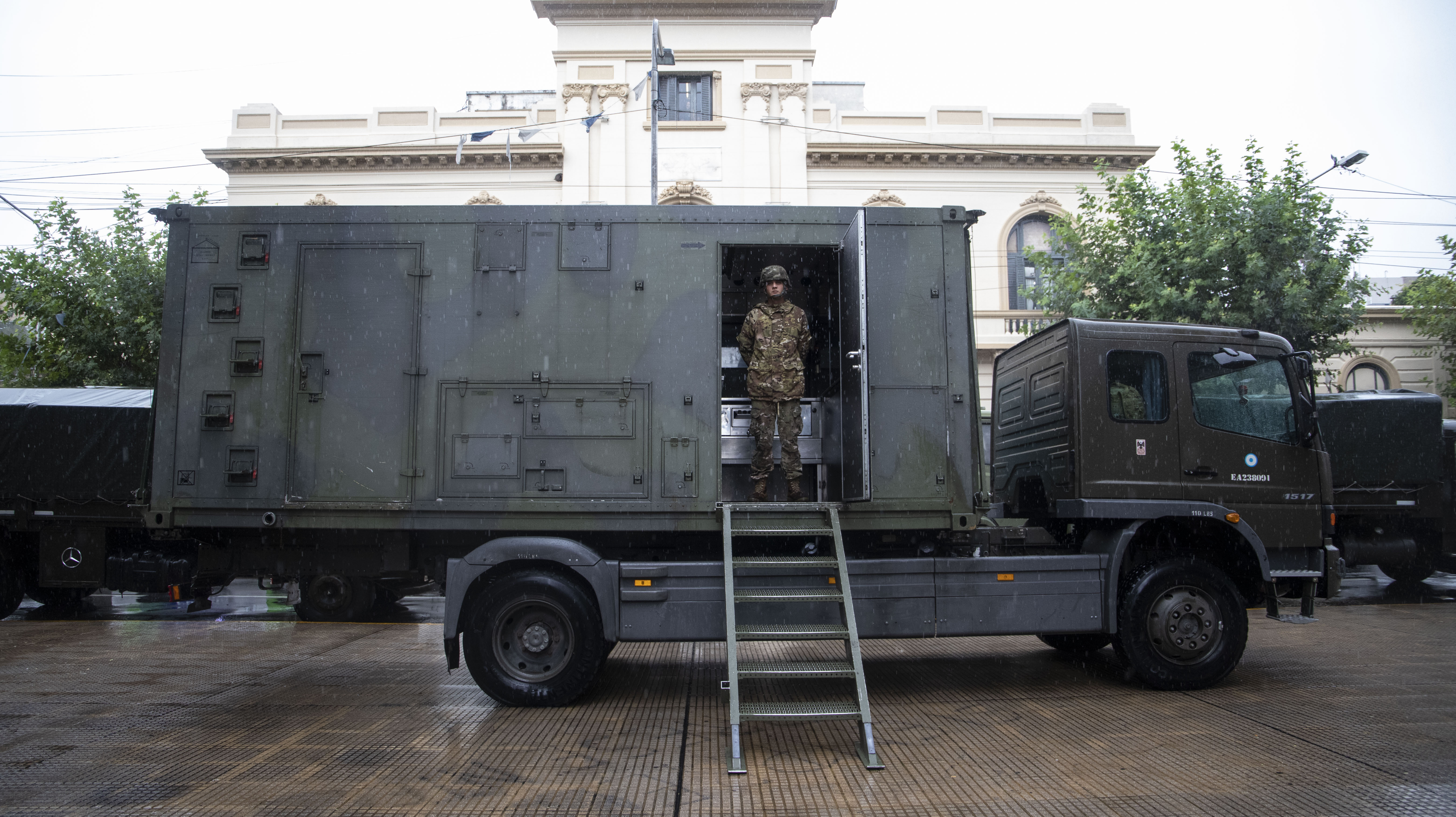 Las autoridades del Ejército coordinaron de manera conjunta con el ministerio de Desarrollo Social la ayuda alimentaria