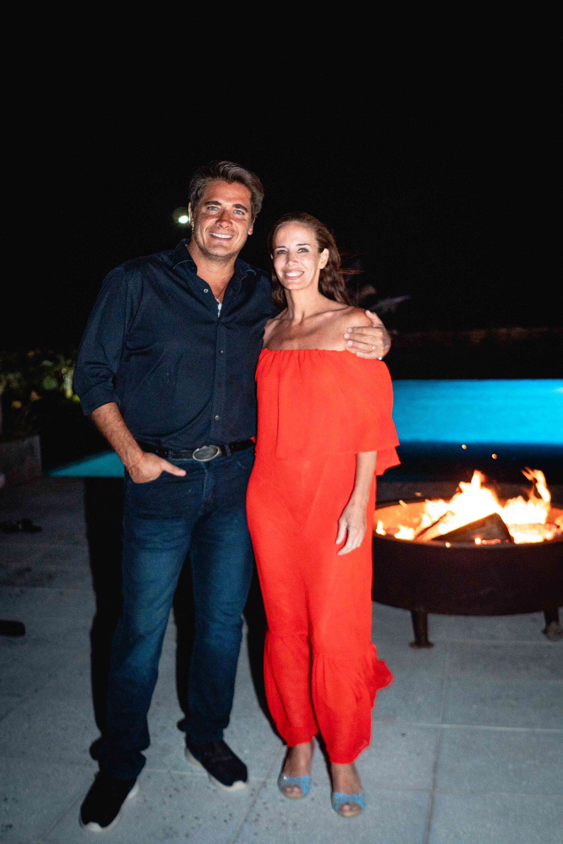 Guillermo Andino y Carolina Prat en Cena McGourmet