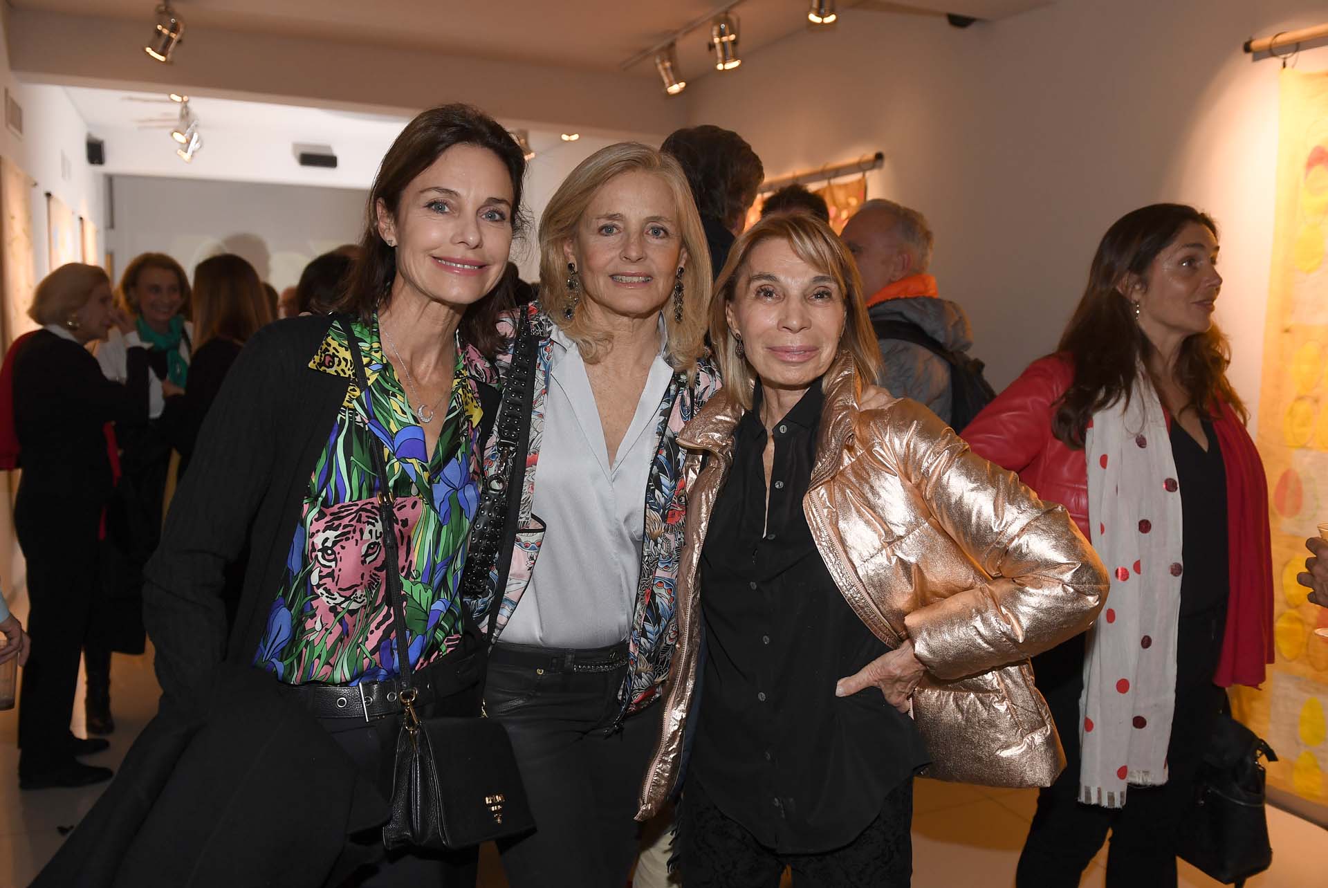 Flavia Martini, Cecilia Zuberbuhler y Verónica Pueyrredon de García Mansilla