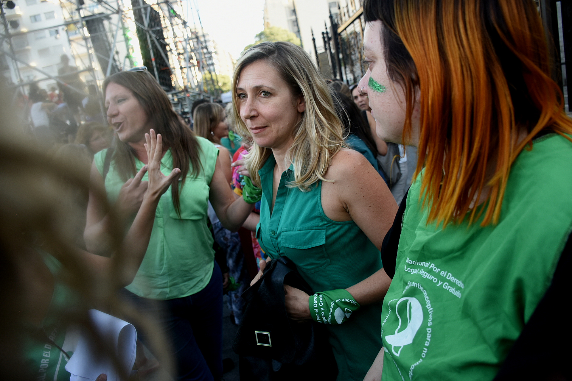 La dirigente de izquierda Myriam Bregman