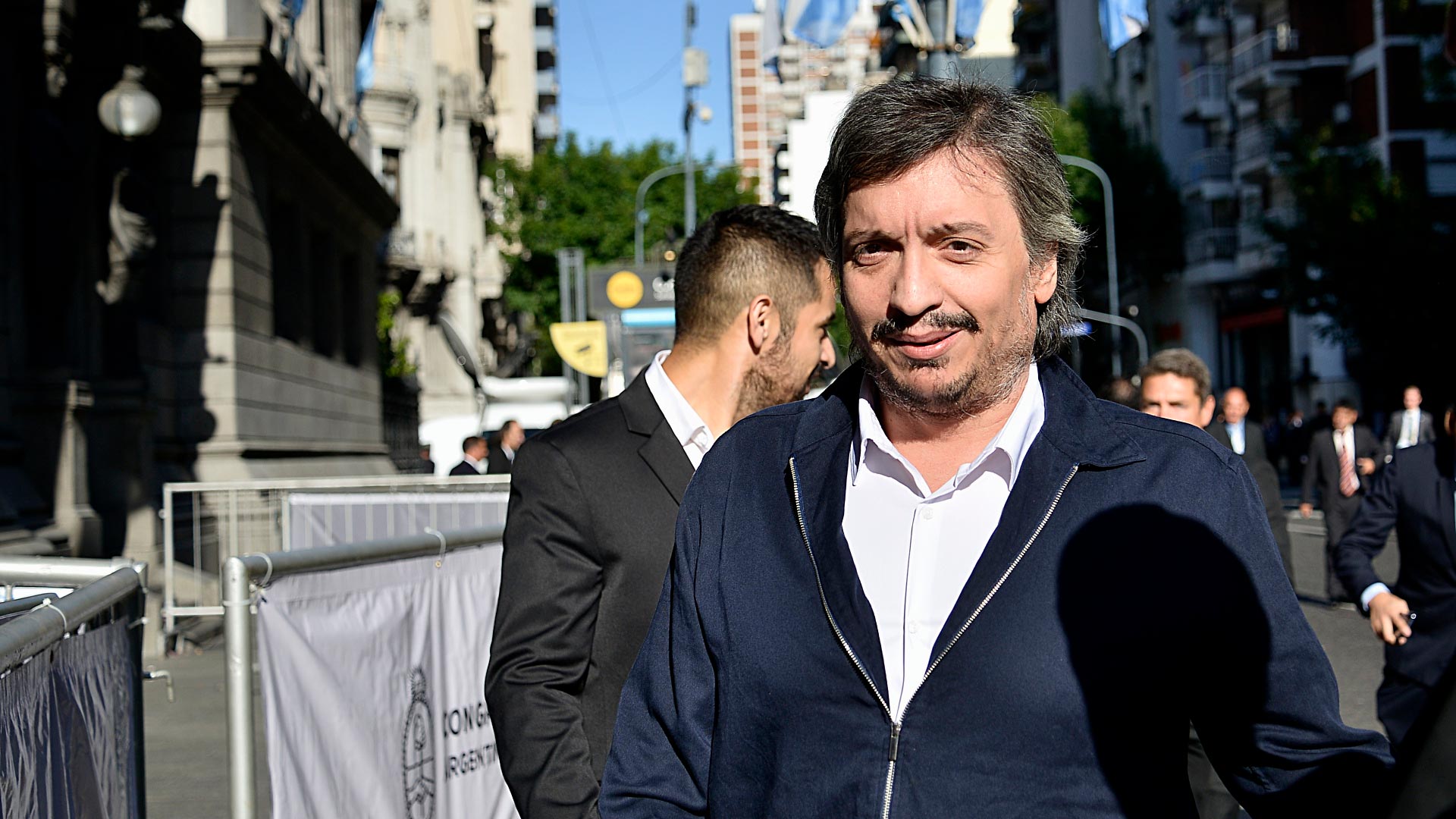 Máximo Kirchner, jefe del bloque de diputados del Frente de Todos