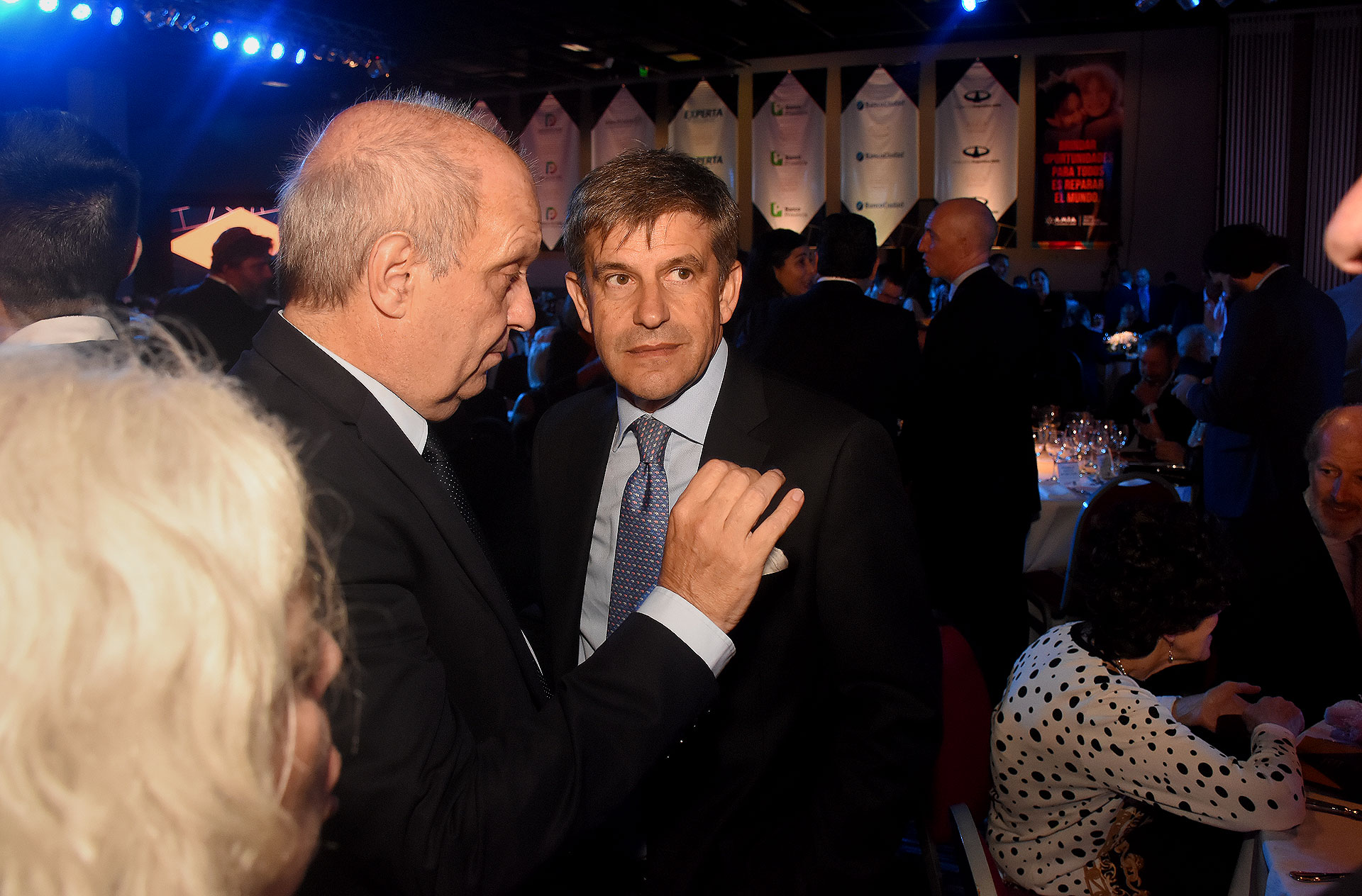 Hernán Lombardi junto al ministro de Desarrollo Urbano y Transporte porteño, Franco Moccia