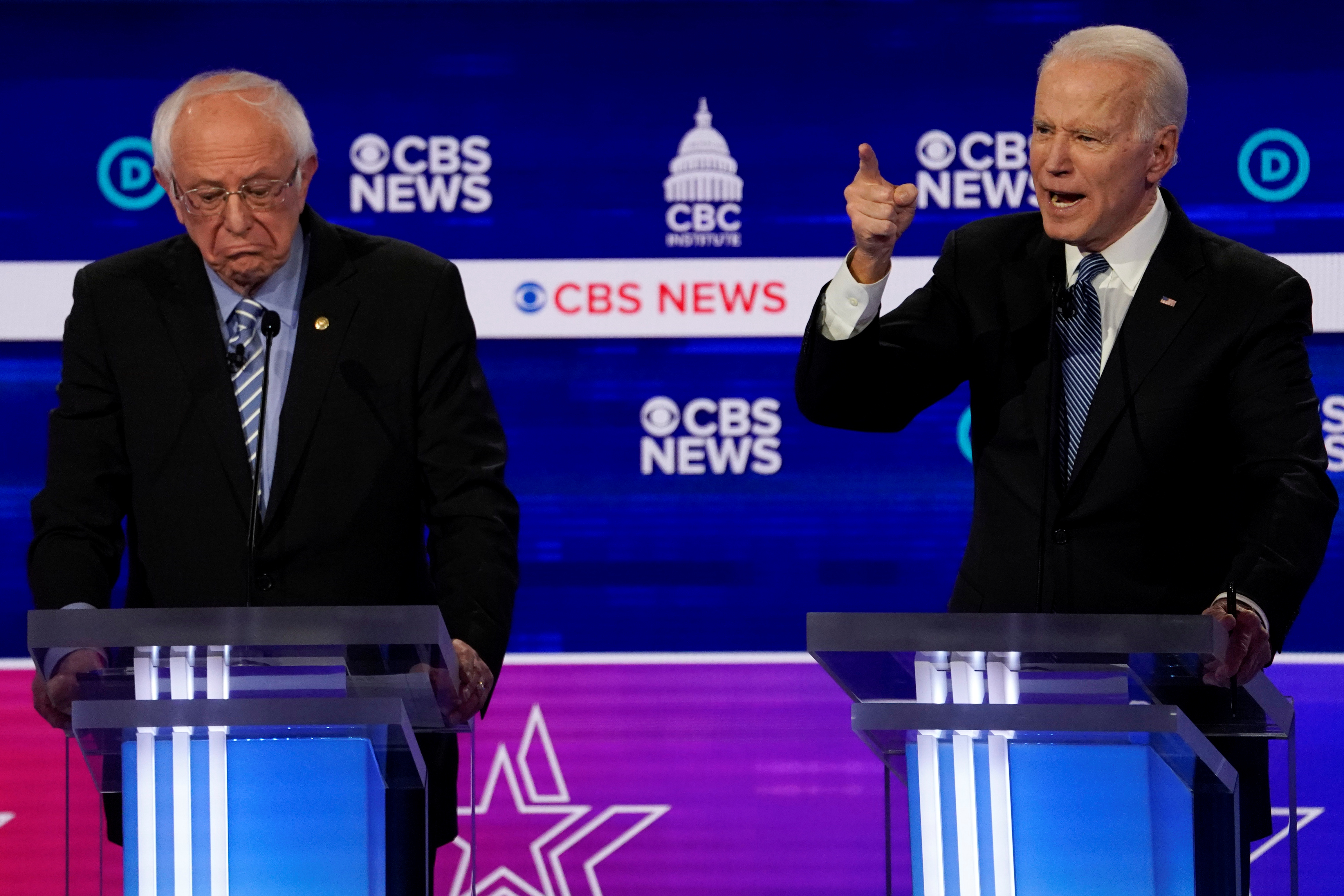 Trump se imponía fácilmente en la nominación republicana. No ocurría lo mismo entre los demócratas, que aún están decidiendo si el ex vicepresidente Joe Biden o el senador Bernie Sanders los representará en las elecciones de noviembre (REUTERS/Jonathan Ernst)