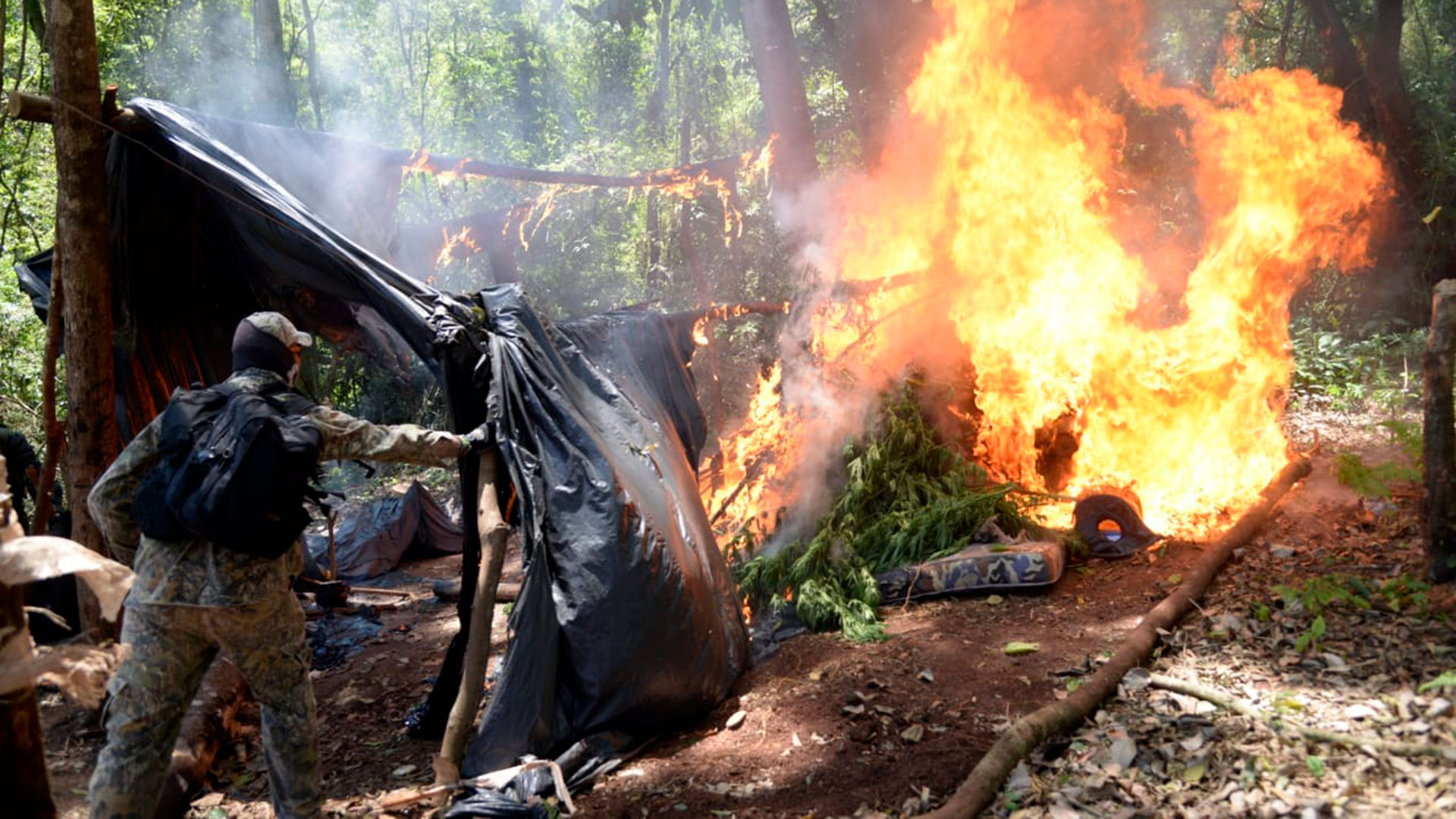 La Agencia Federal de Inteligencia y la Secretaría Nacional Antidrogas de Paraguay realizaron un operativo conjunto que derivó en uno de los golpes al crimen organizado más grande de los últimos años