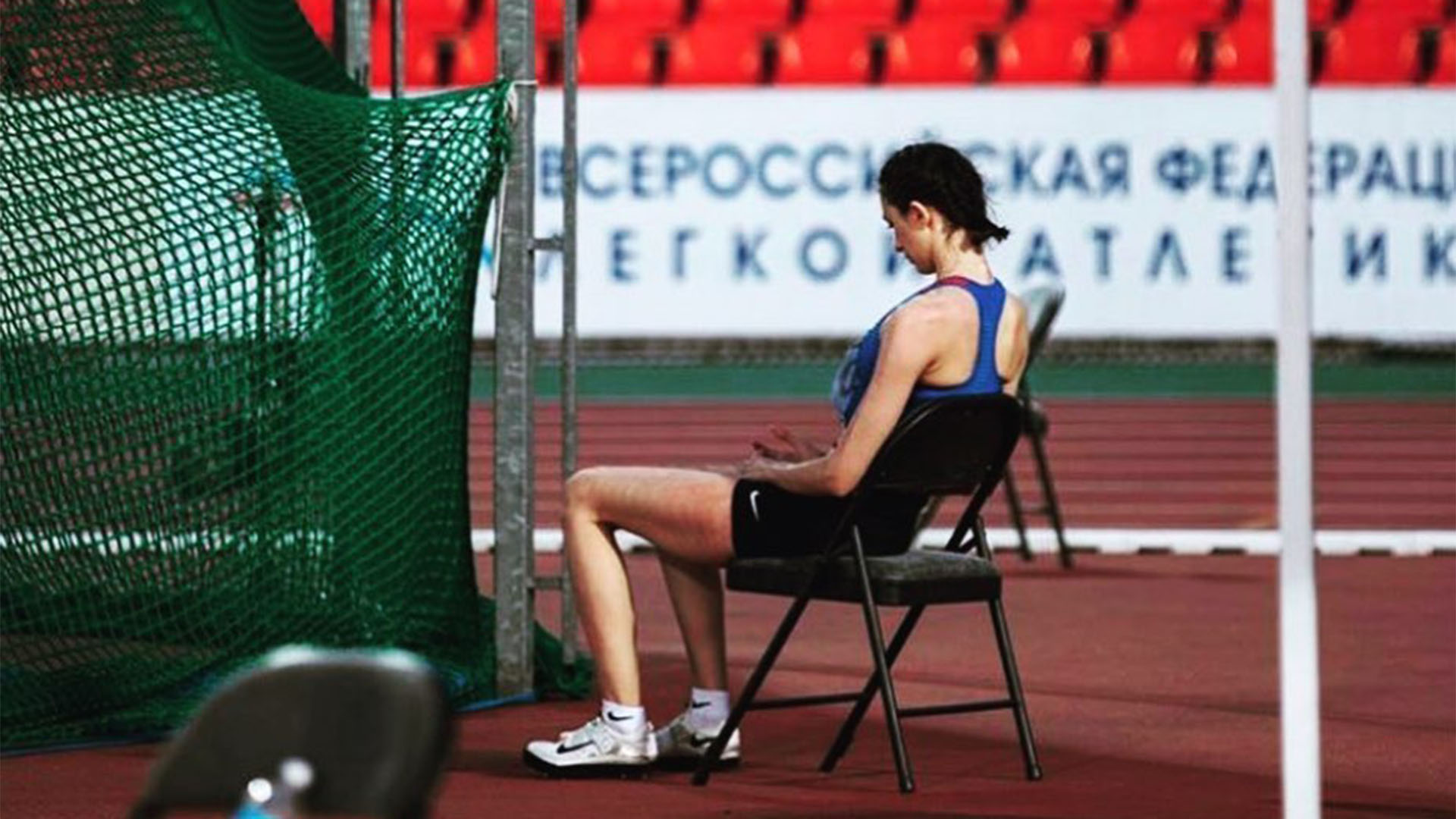 La atleta está compitiendo en el Mundial de Doha