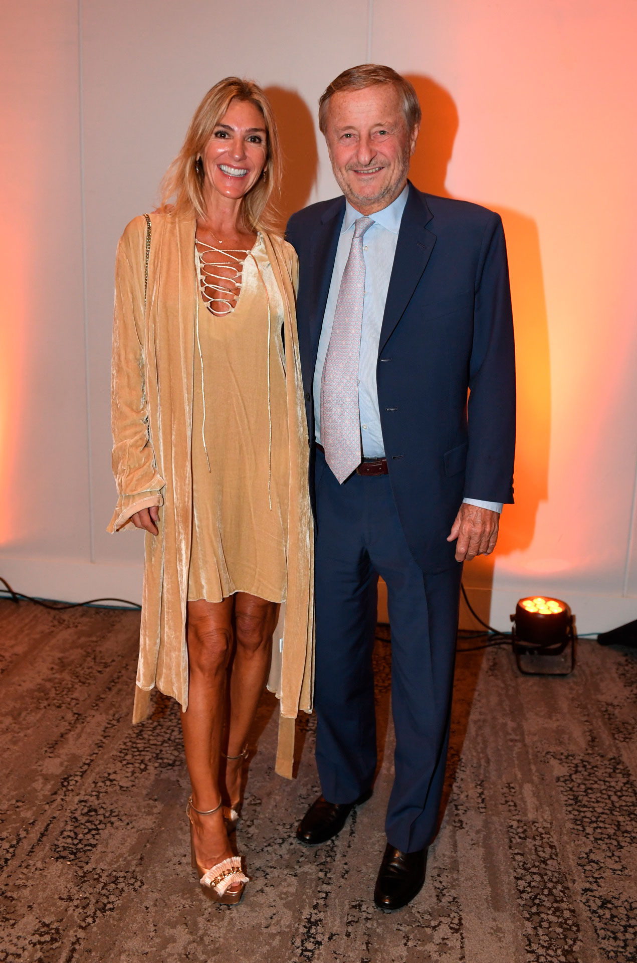 El presidente de Fiat Argentina, Cristiano Rattazzi, y su mujer, Gabriela Castellani