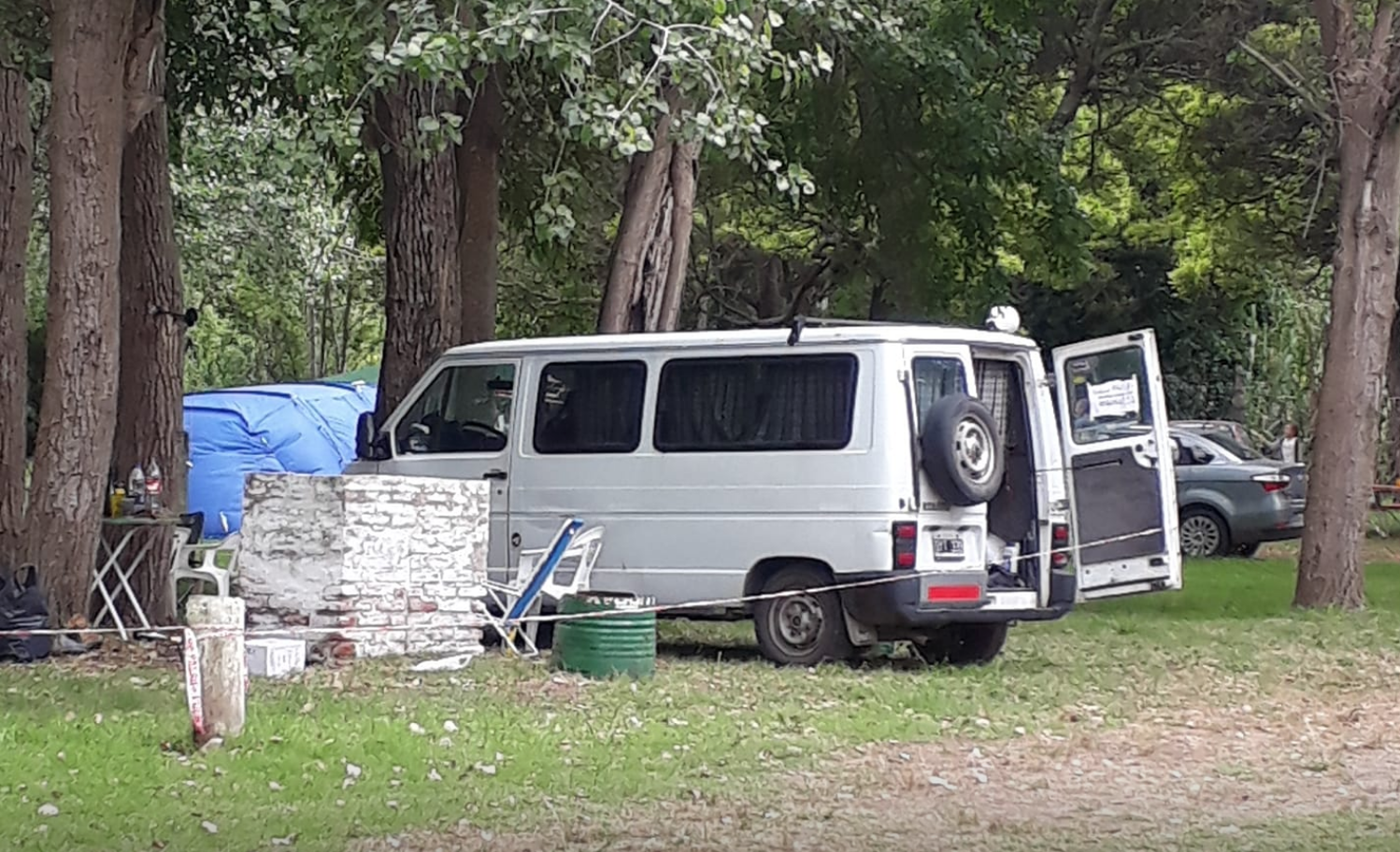 La Traffic en la que los acusados fueron al camping El Durazno en la localidad de Miramar