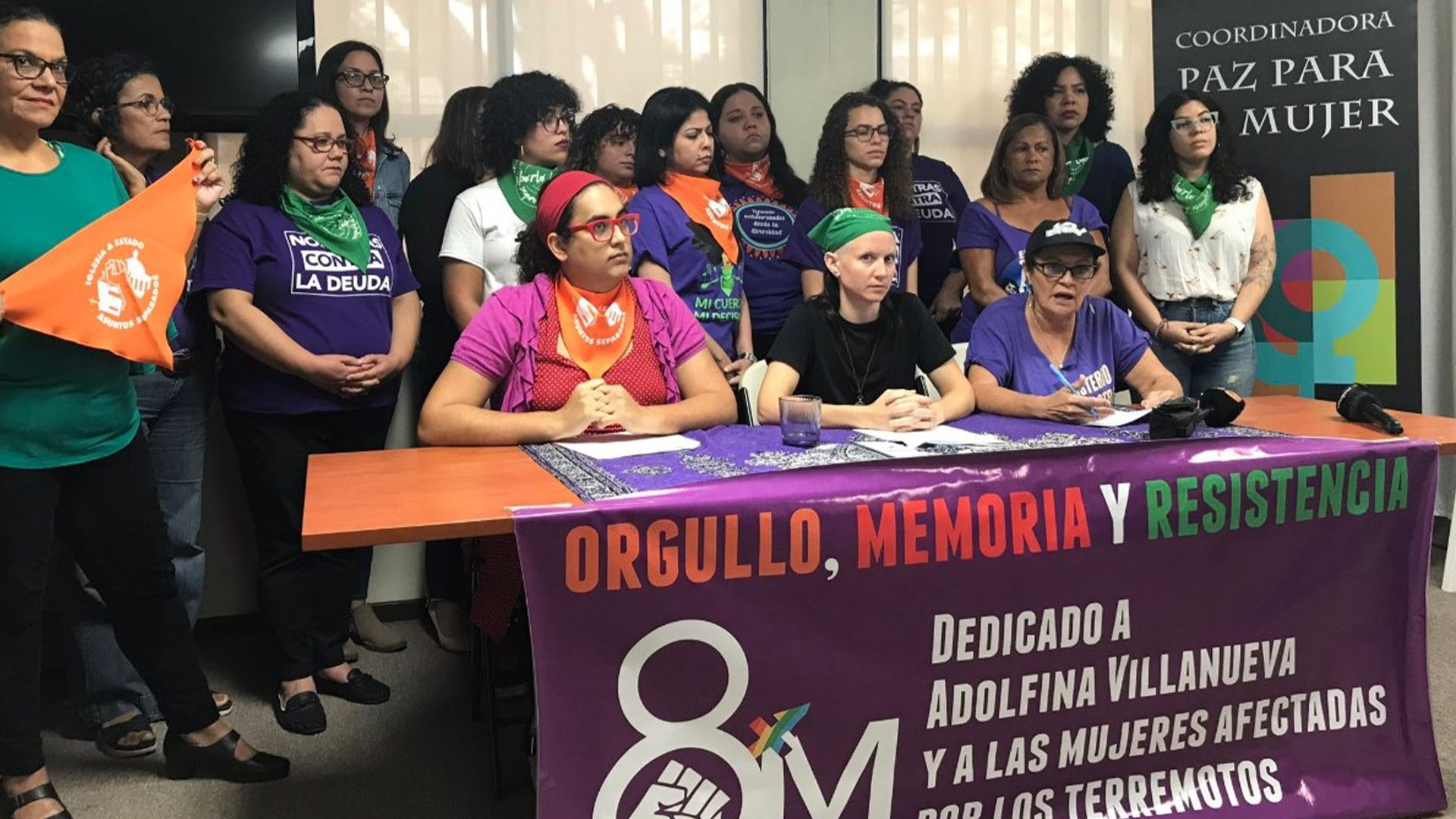 Diversos colectivos feministas organizaron la marcha, que será seguida por el paro nacional de mujeres (Foto: Twitter@mriverasanchez)