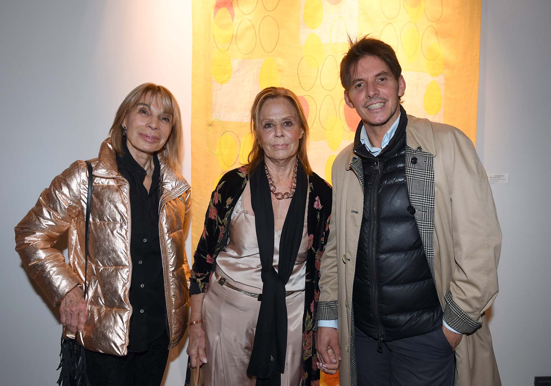 Verónica Pueyrredon de García Mansilla, Elena Lynch de Grondona y Gerard Confalonieri
