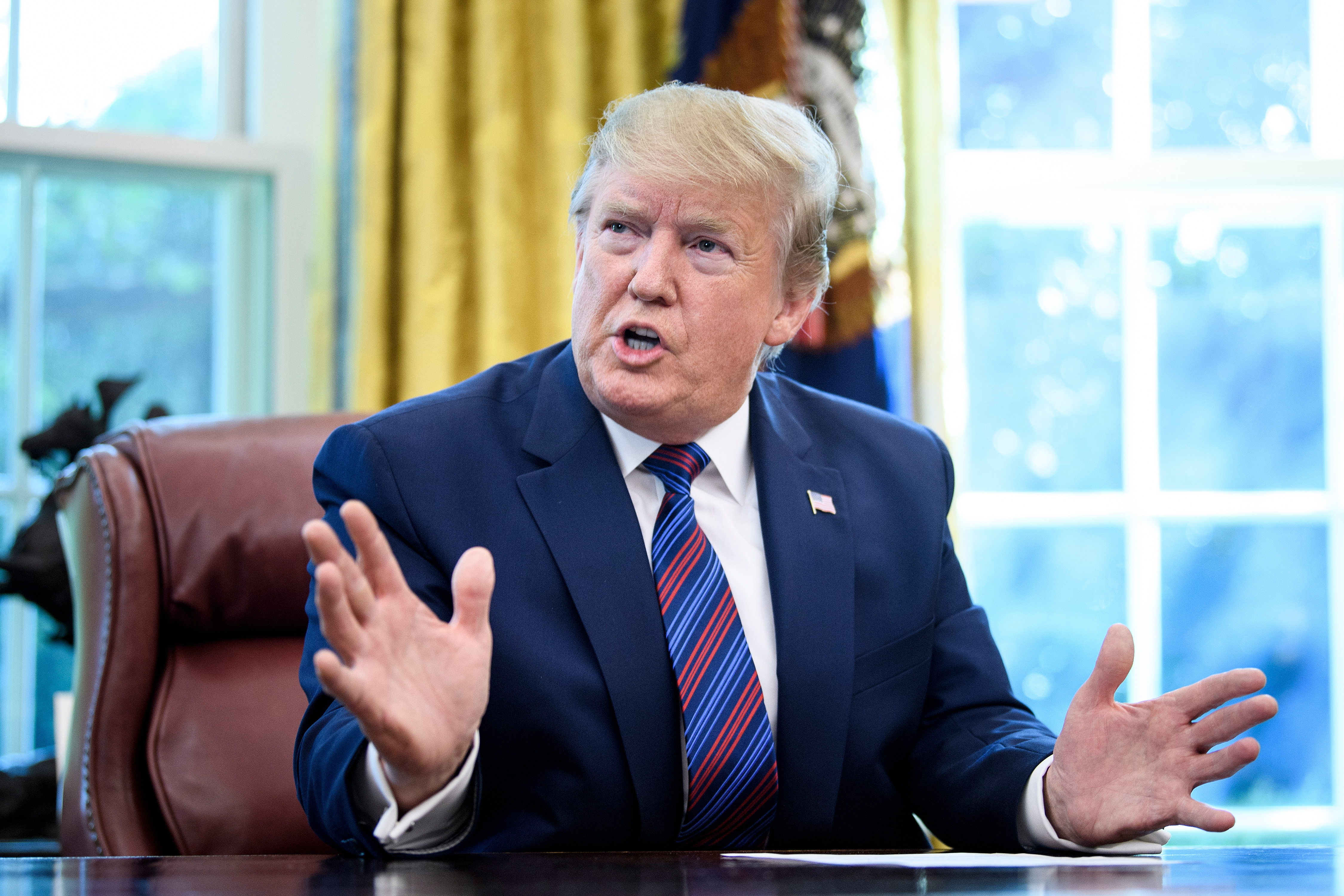 Donald Trump, presidente de EEUU (Brendan Smialowski / AFP)