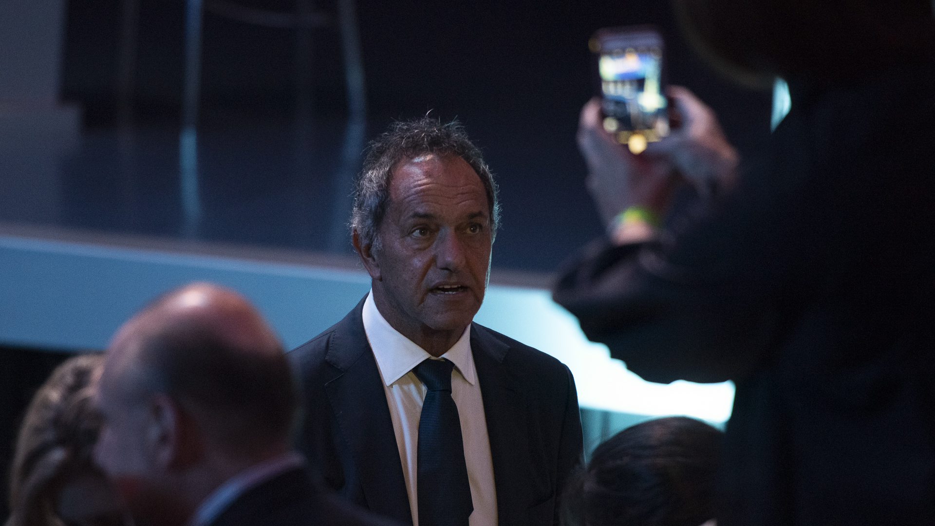 El ex candidato a presidente del peronismo se sumó a la delegación de Alberto Fernández