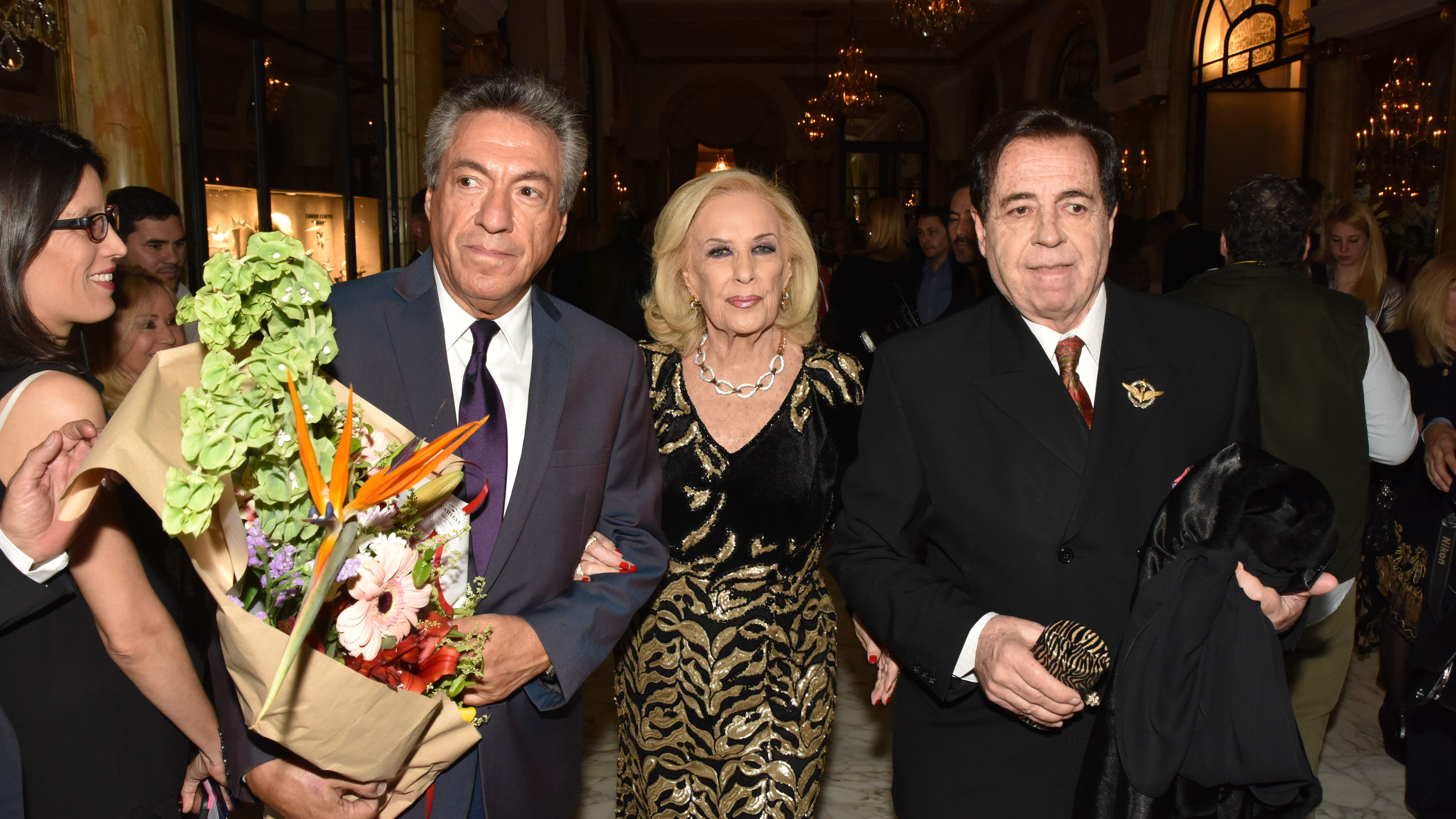 Dany Mañas, Mirtha Legrand y Héctor Vidal Rivas