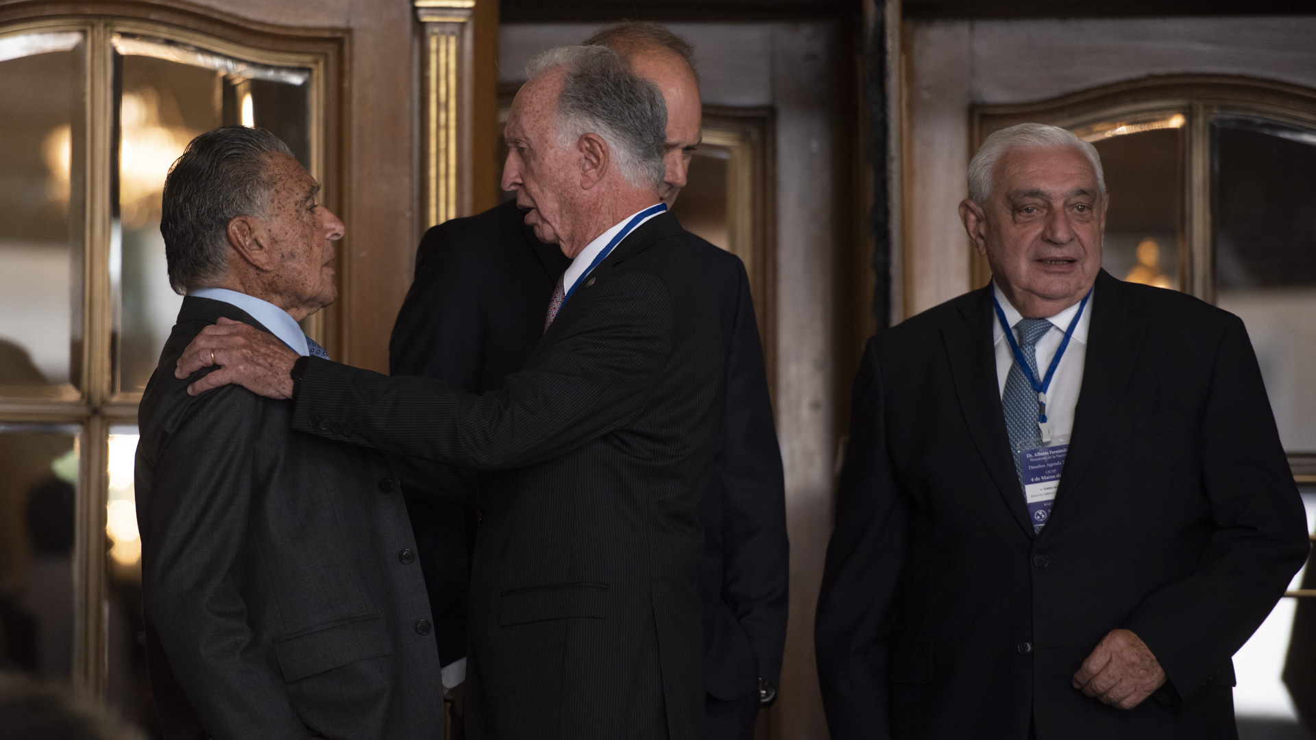 Eduardo Eurnekian, Jorge Di Fiori y Adelmo Gabbi