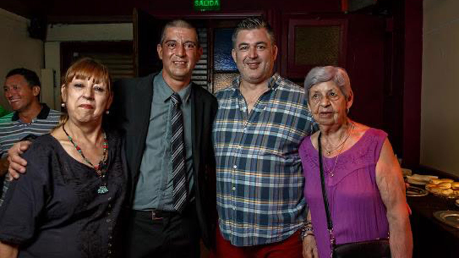 Los padres de Lucarelli, y la abuela Elena