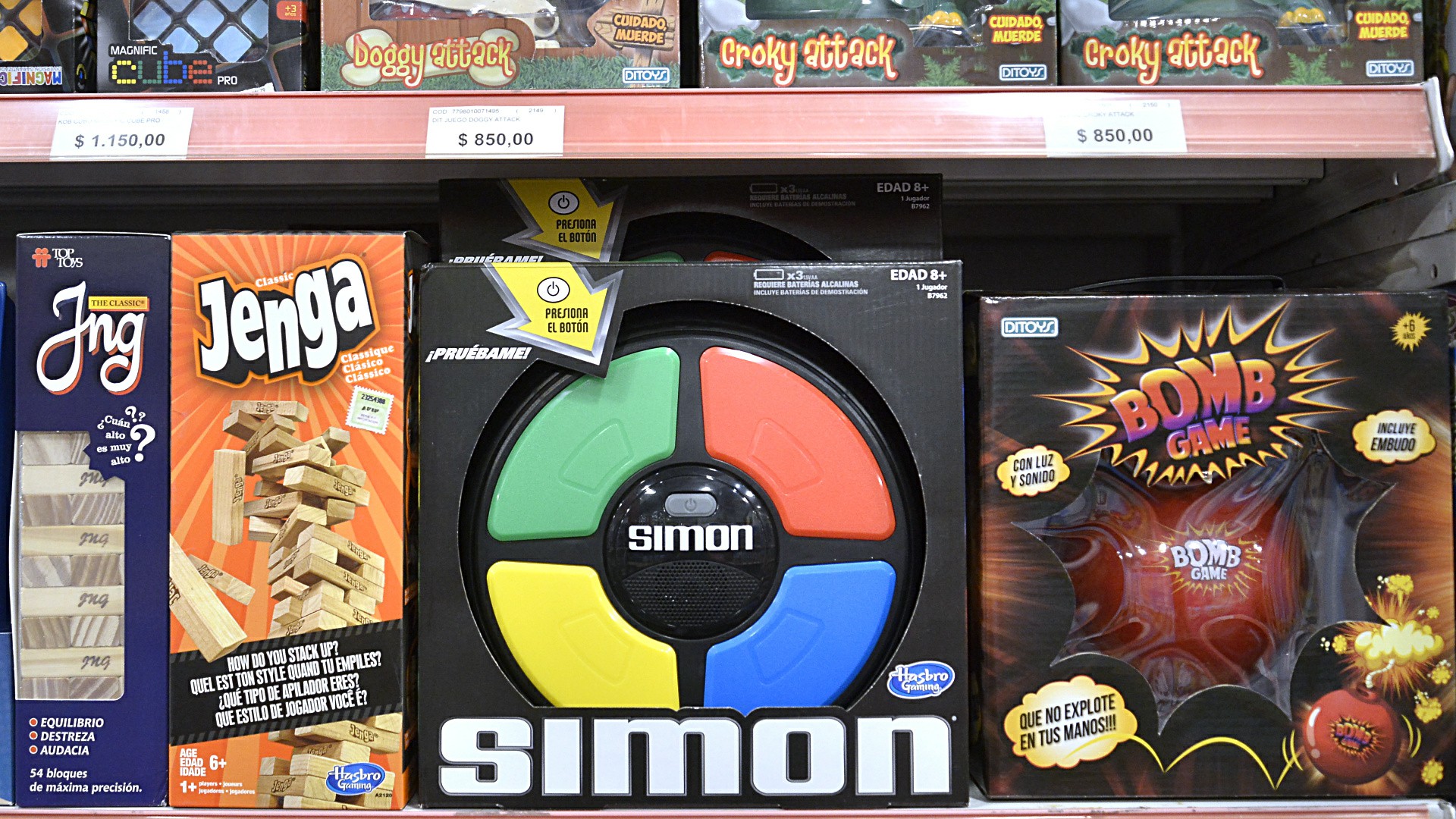 El Jenga y el Simon, juguetes clásicos, que trascienden generaciones