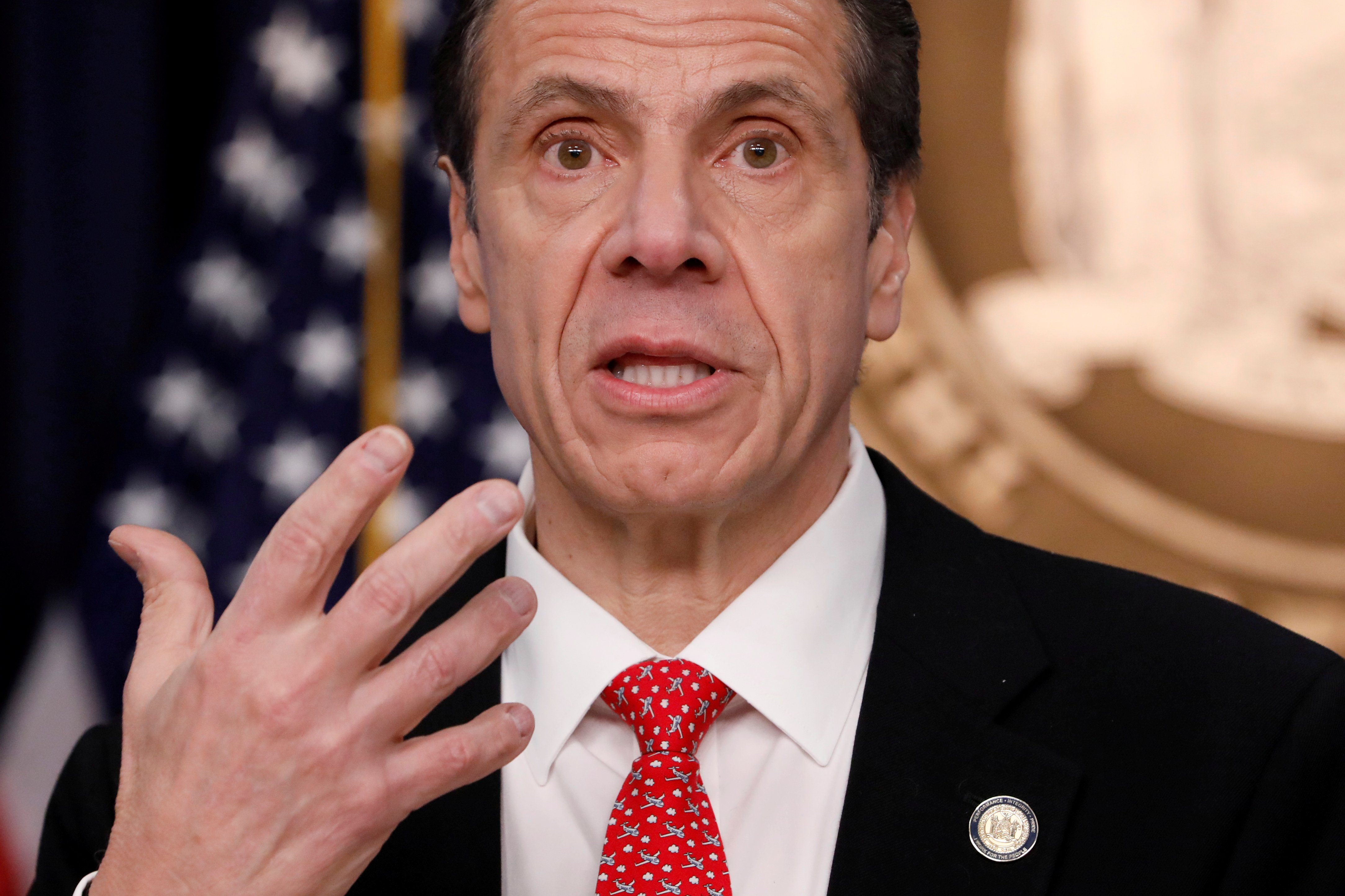 "Se espera el pico en 45 días; se espera que por entonces se necesitarán entre 55.000 y 110.000 camas de hospitales”, dijo Cuomo. Eso implica la saturación del sistema. (REUTERS/Andrew Kelly/File Photo)