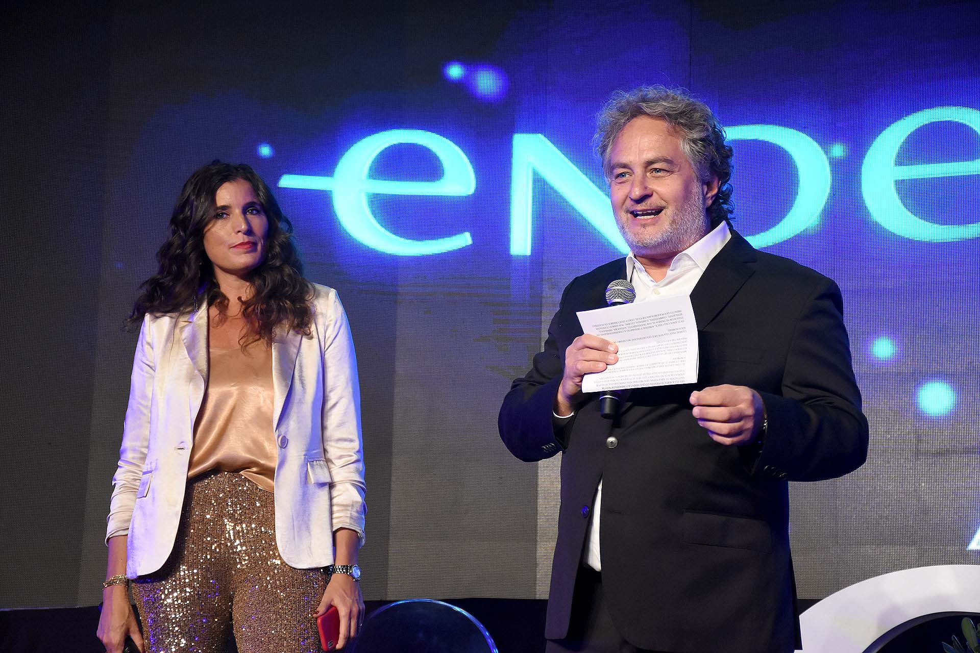 María Julia Bearzi, Directora Ejecutiva Endeavor Argentina y Guibert Englebienne, Co Fundador presidente de Endeavor Argentina