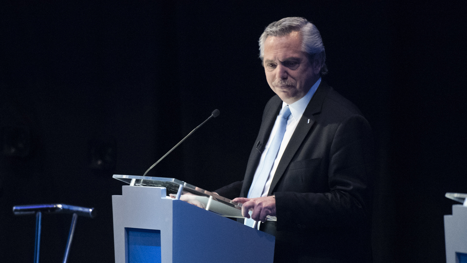 El candidato del peronismo K, Alberto Fernández