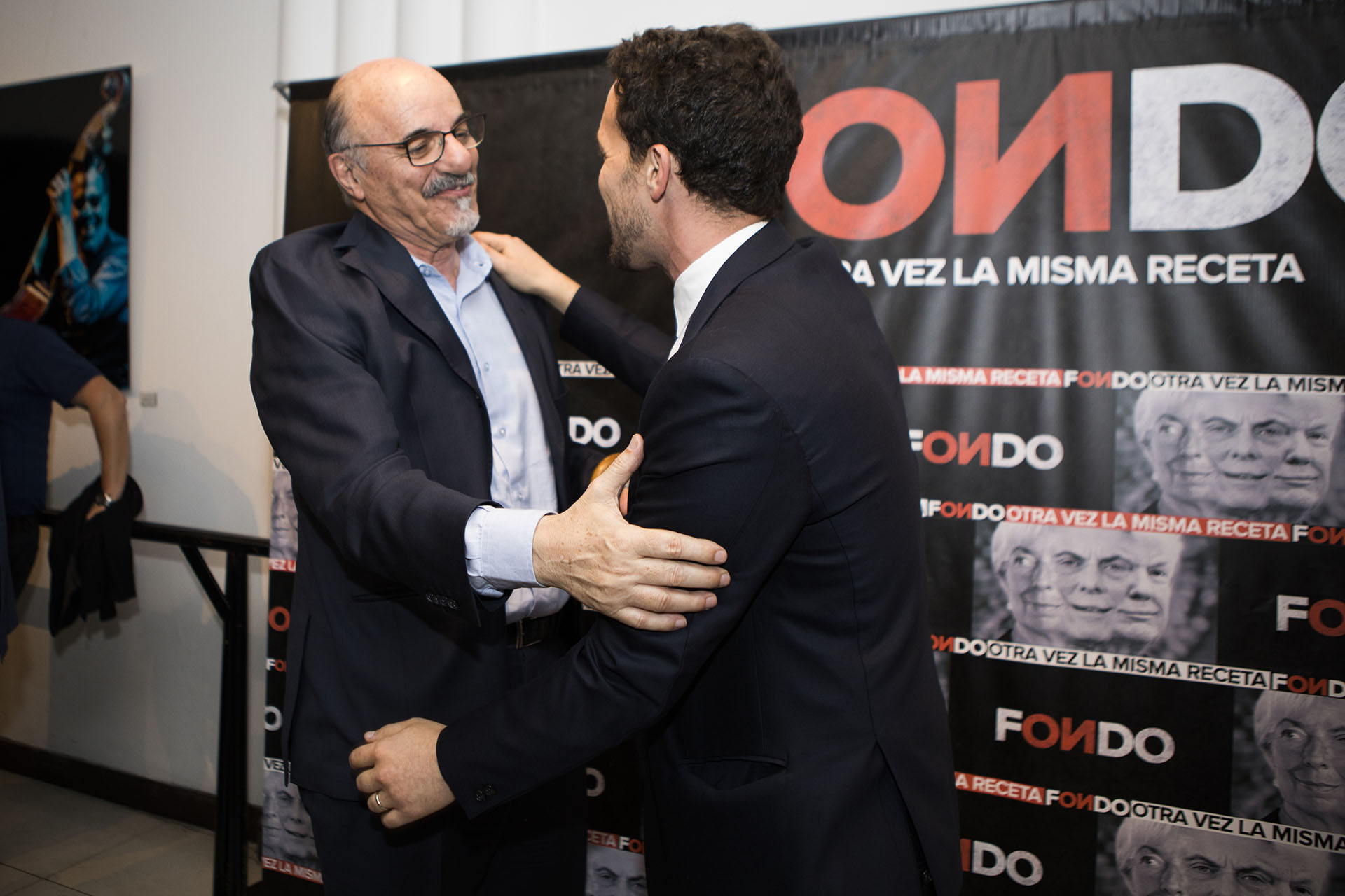 El ex ministro de Trabajo, Carlos Mercado, estuvo en el estreno del documental