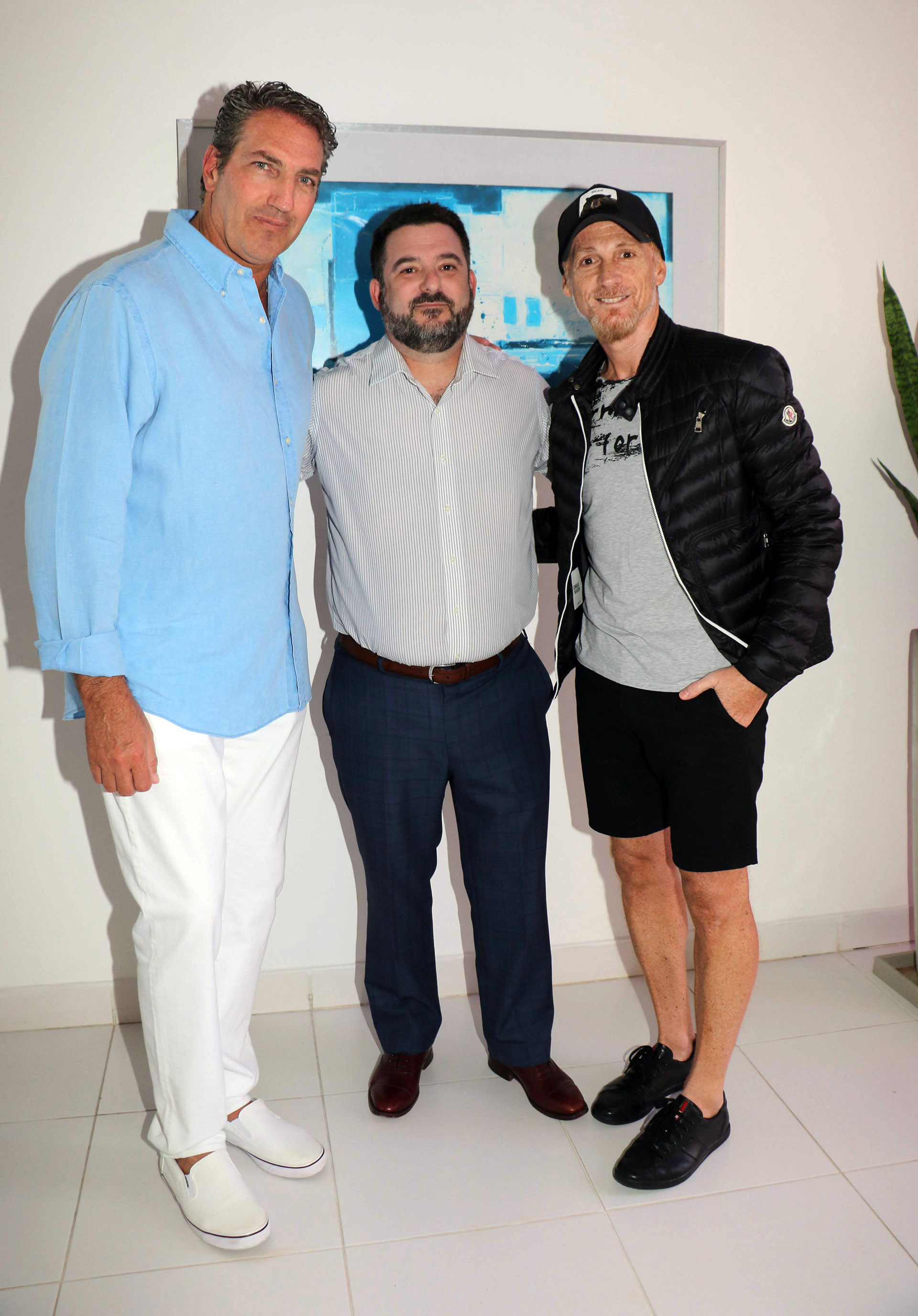 Andrés Szabo, Martín Litwak y Martín Liberman
