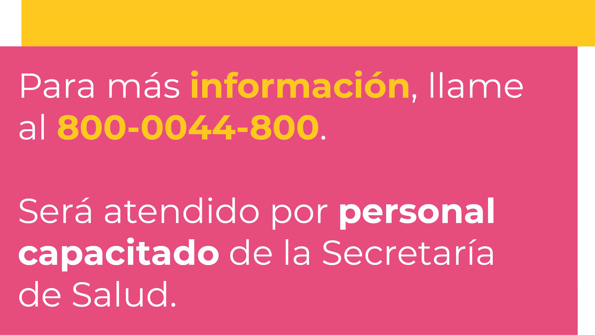 La Secretaría de Salud tiene la línea telefónica 800-0044-800 (Foto: Secretaría de Salud de Jalisco)