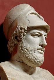 Pericles, el gran estadista griego, que fue víctima de la peste en Atenas en el s.V a.C.