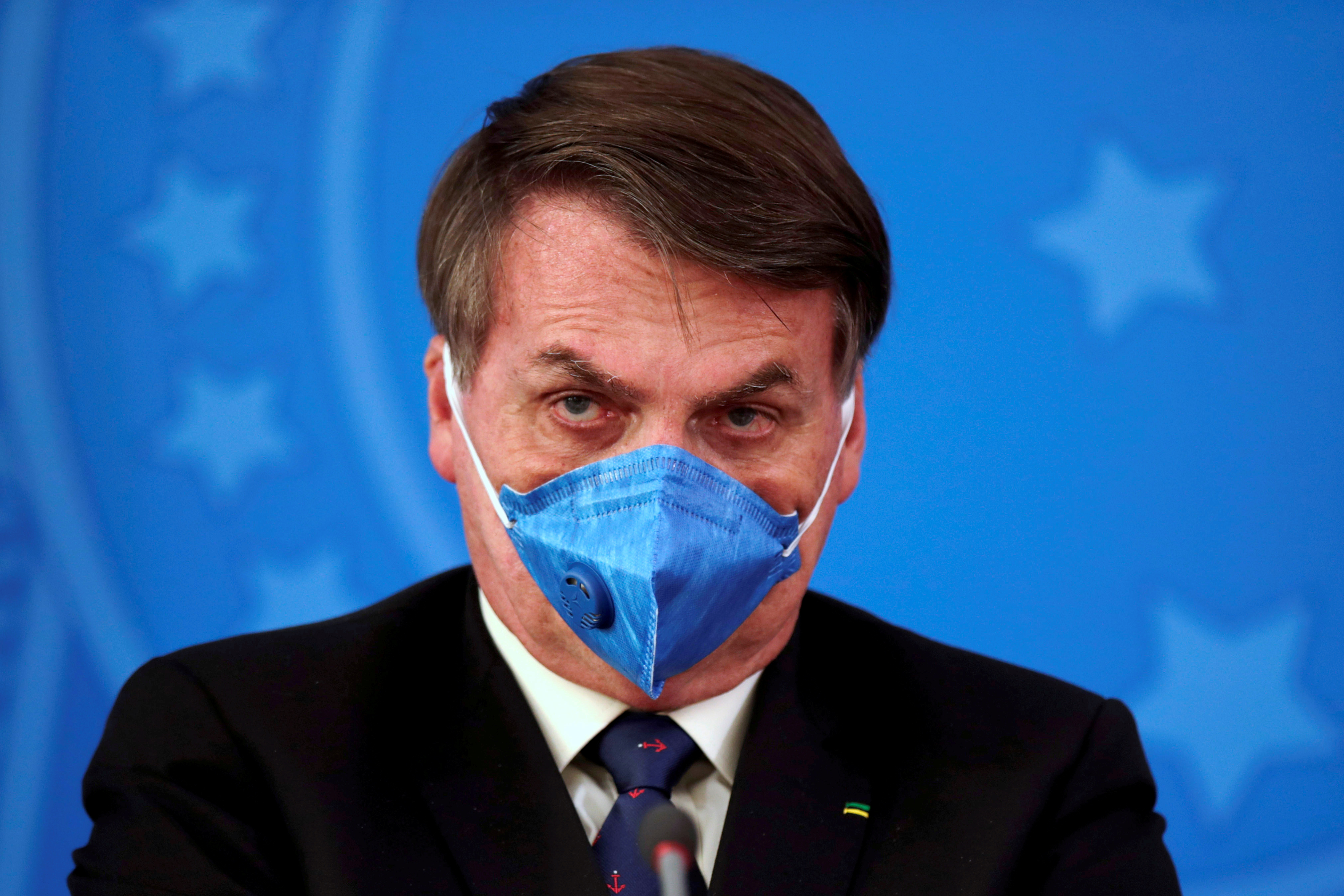 Le presidente de Brasil, Jair Bolsonaro (REUTERS/Ueslei Marcelino)