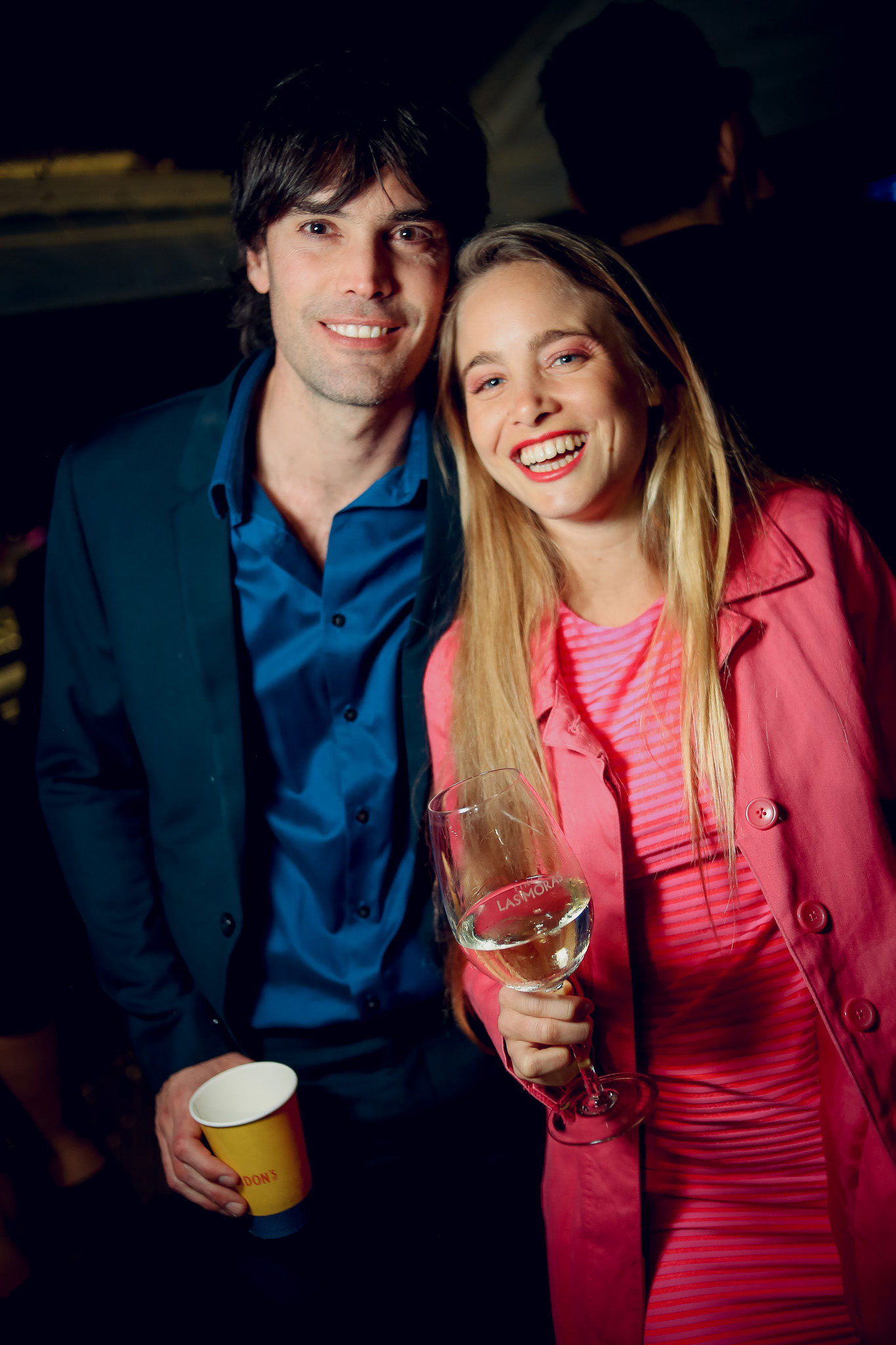 Lucas Gregorio y Dominique Blaquier