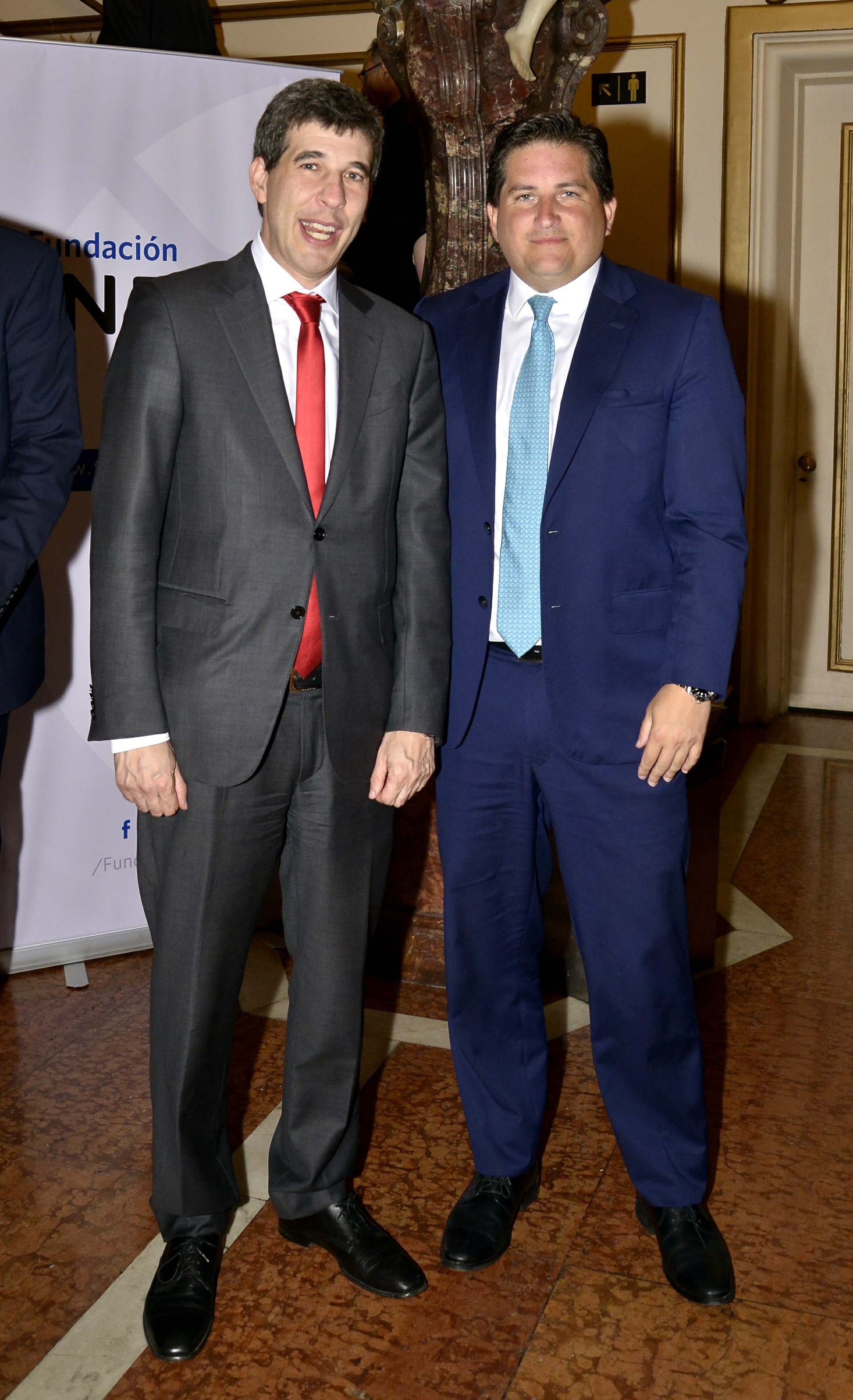 El CEO del Grupo Sancor Seguros, Alejandro Simón, junto a Gastón Corral, relaciones institucionales del Grupo Sancor Seguros