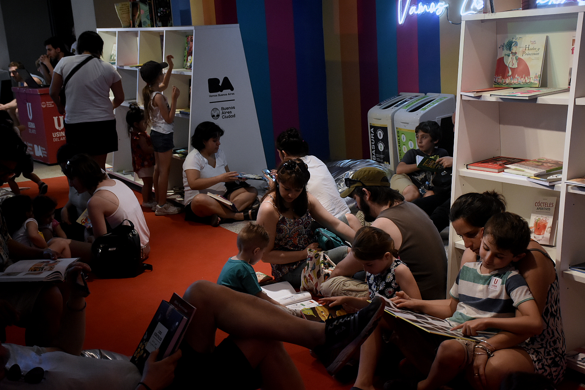 En la Usina del Arte se pensó un espacio exclusivo para los más chicos, con clases de dulces de cuchara para niños, de tiramisú