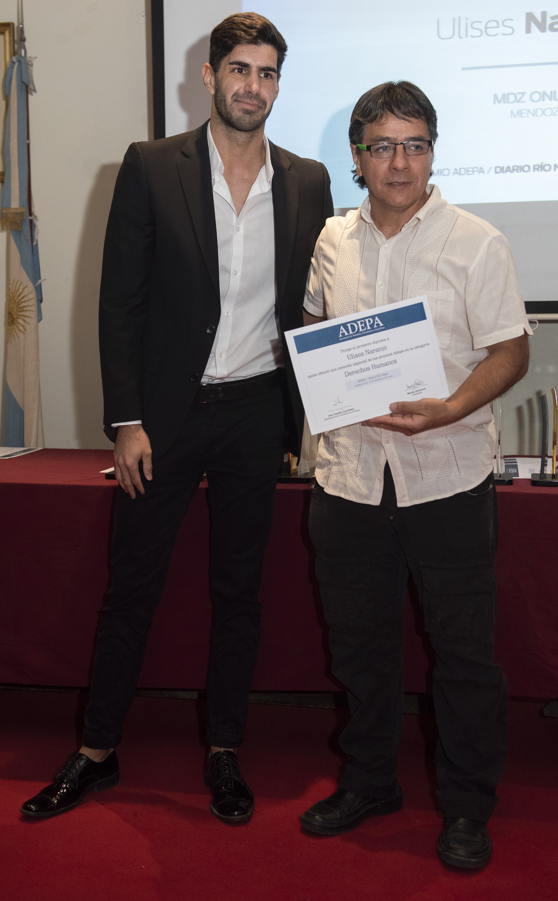 También en la categoría Derechos Humanos, la Mención Especial fue para Ulises Naranjo, de Mdz Online, Mendoza