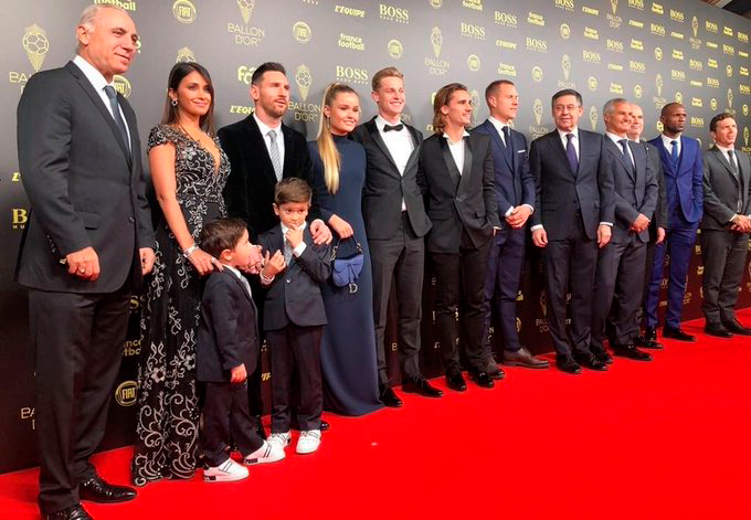 Los nominados en la alfombra roja (Twitter)